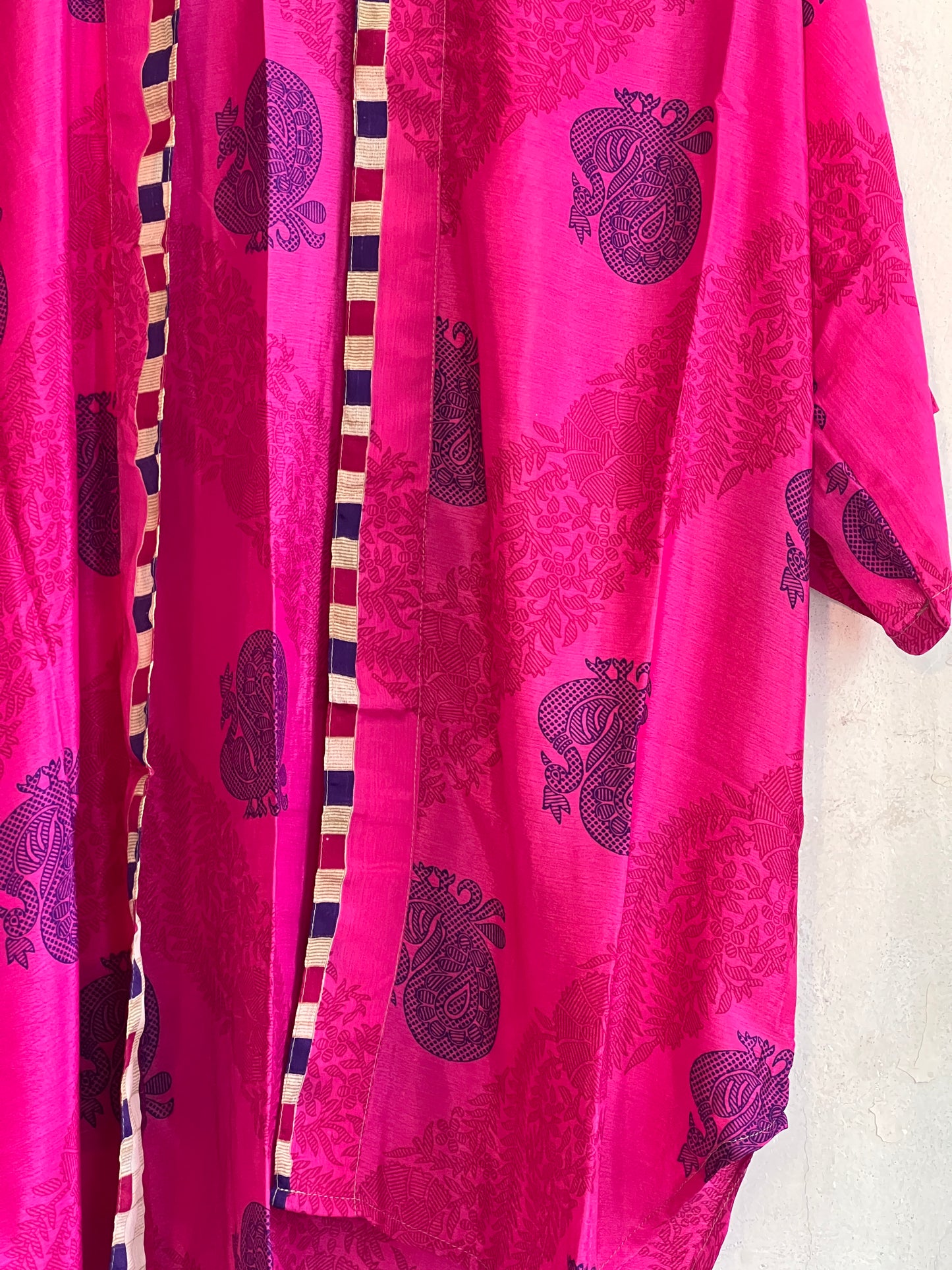 Vintage Saree Silk Trousers & Shirt Co-ordinated Set