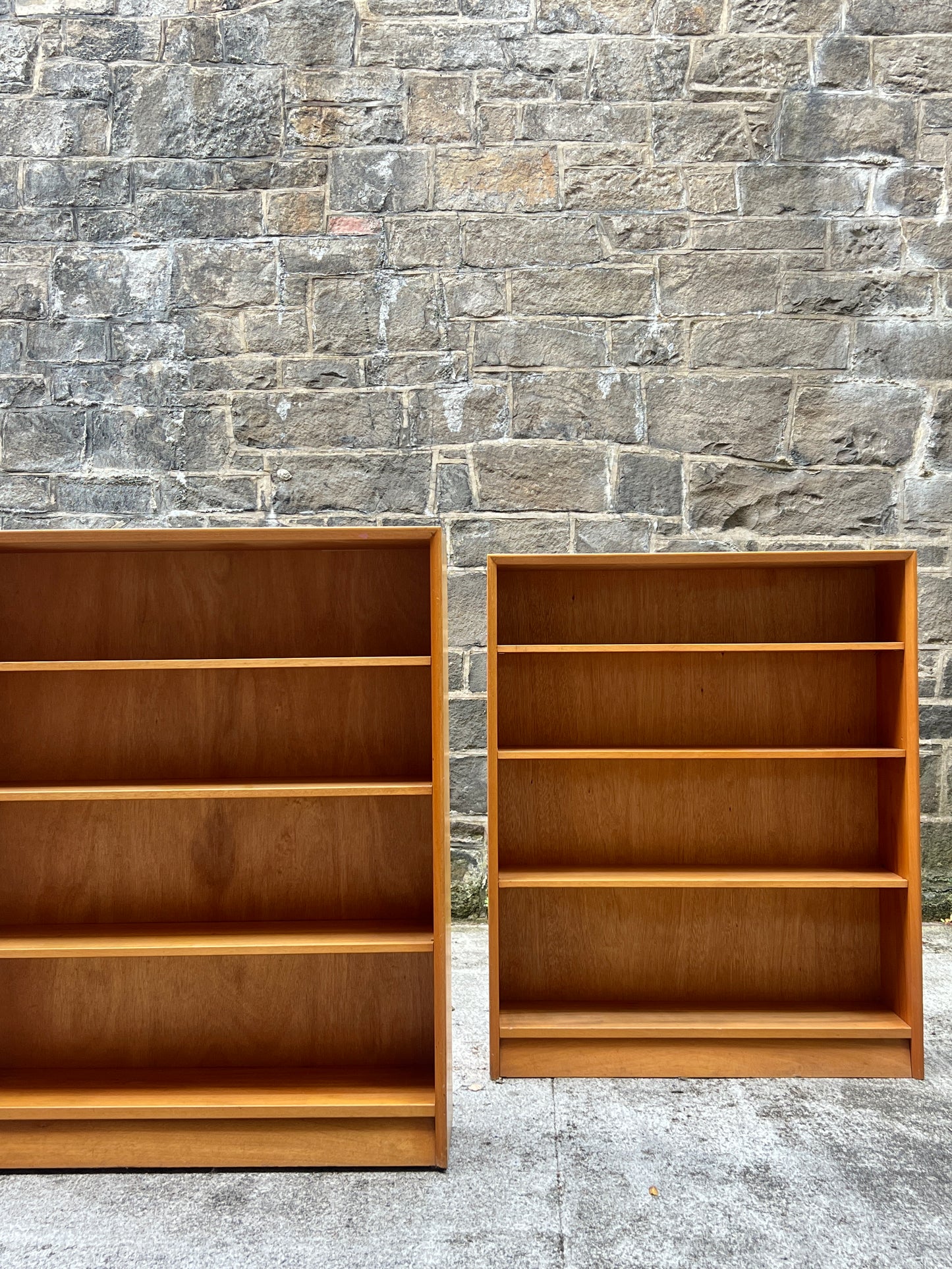 Pair 1960’s Teak Bookcases by Herbert Gibb ~ Gold Label Autograph Range