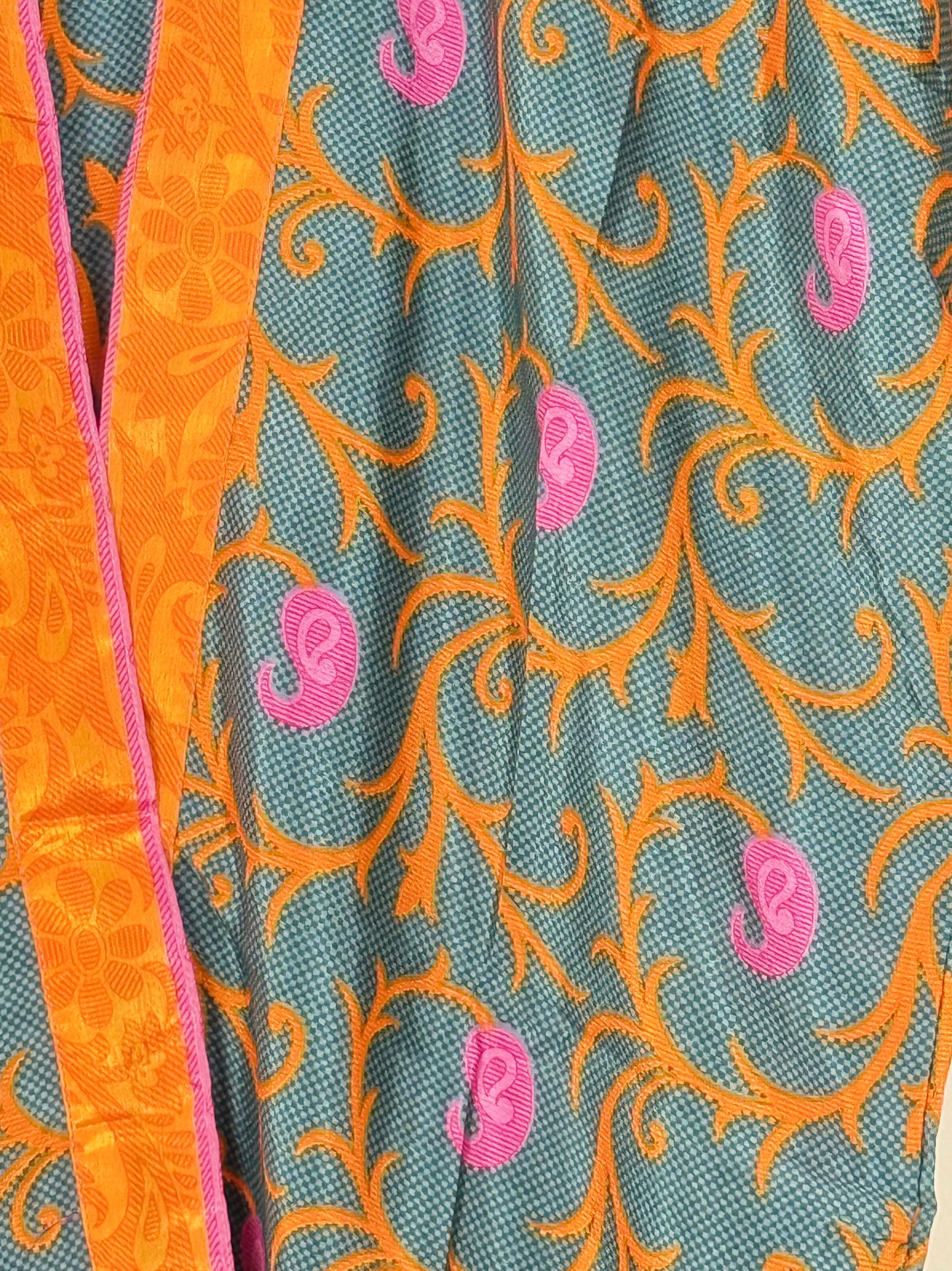 Vintage Saree Silk Trousers & Shirt Co-ordinated Set