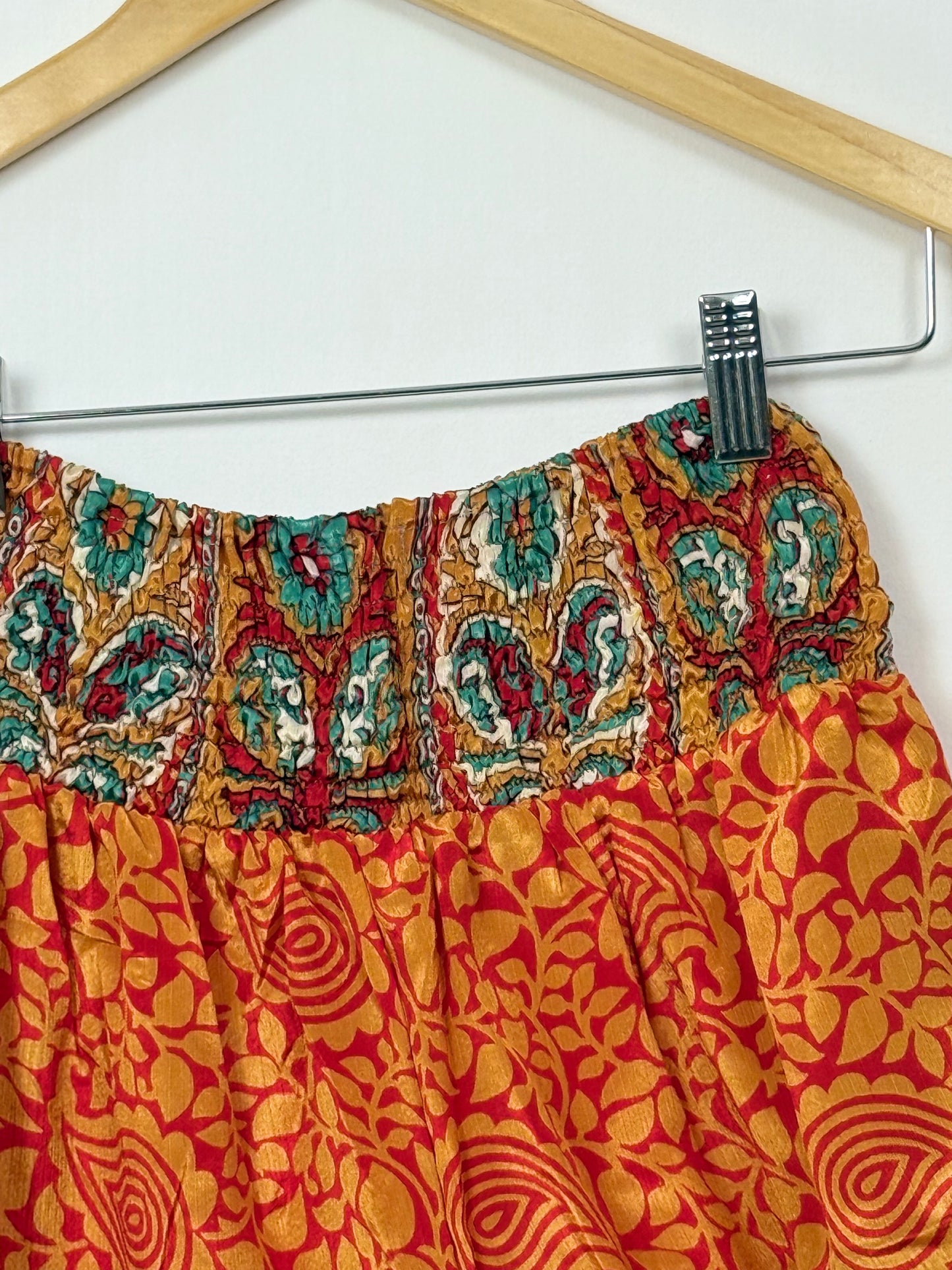 Vintage Saree Silk Trousers & Shirt Co-ordinated Set