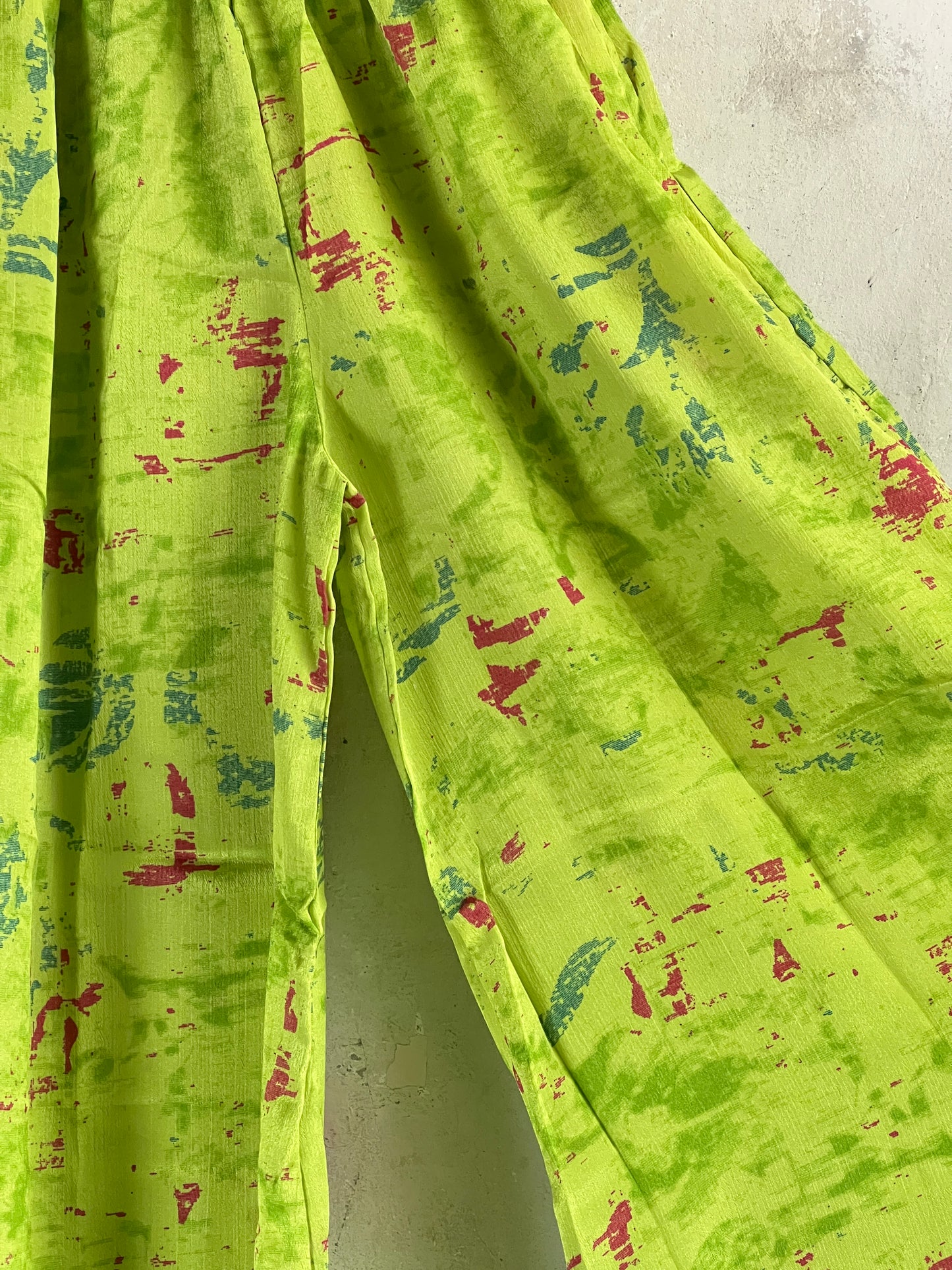 Vintage Saree Silk Trousers & Shirt Co-ordinated Set