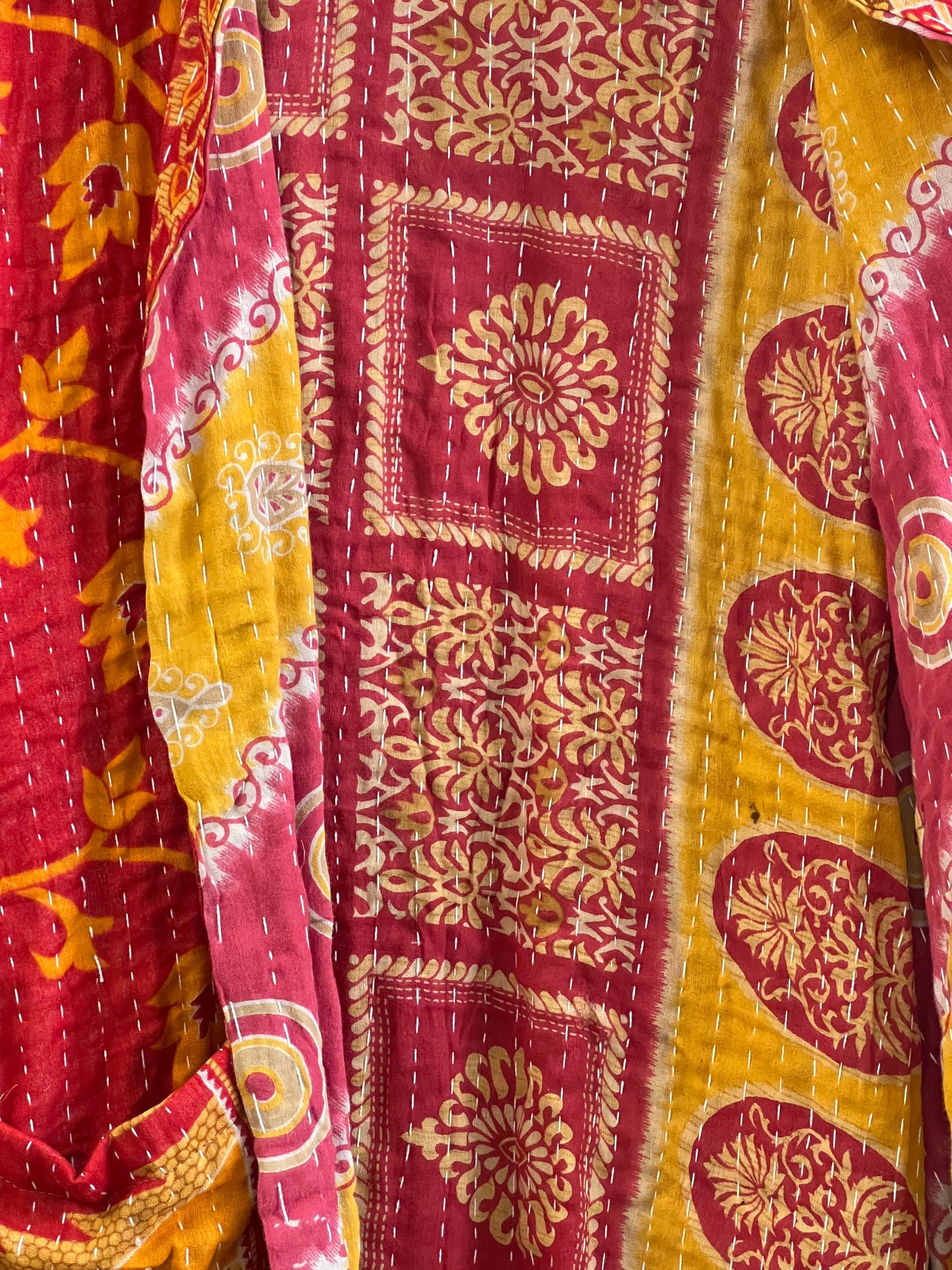Vintage Cotton Kantha Reversible Jacket ~ No 4