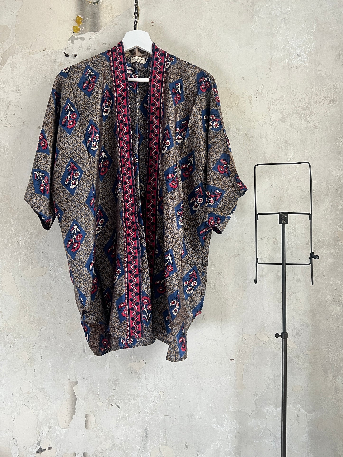 Vintage Saree Silk Trousers & Shirt Co-ordinated Set