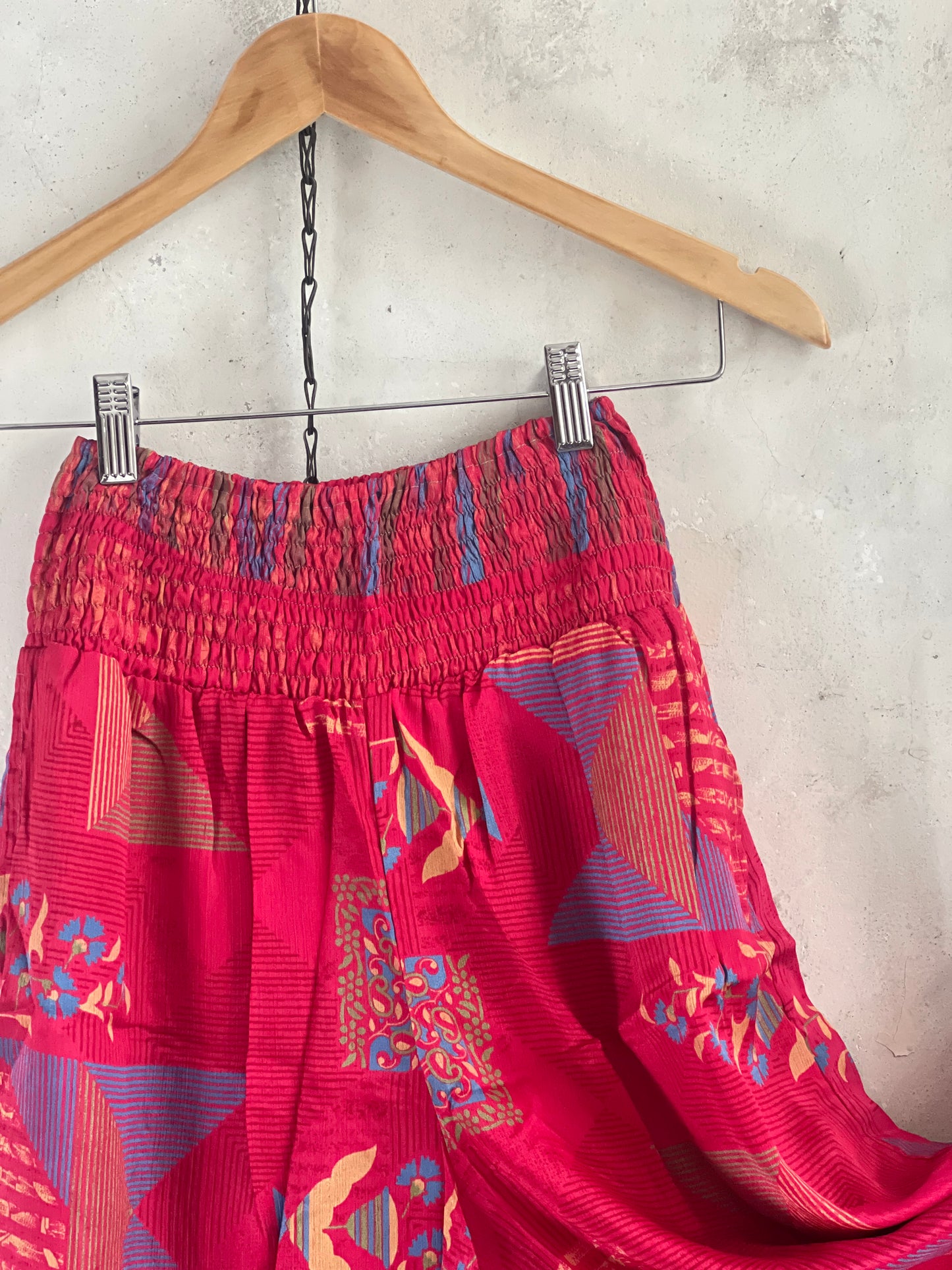 Vintage Saree Silk Trousers & Shirt Co-ordinated Set