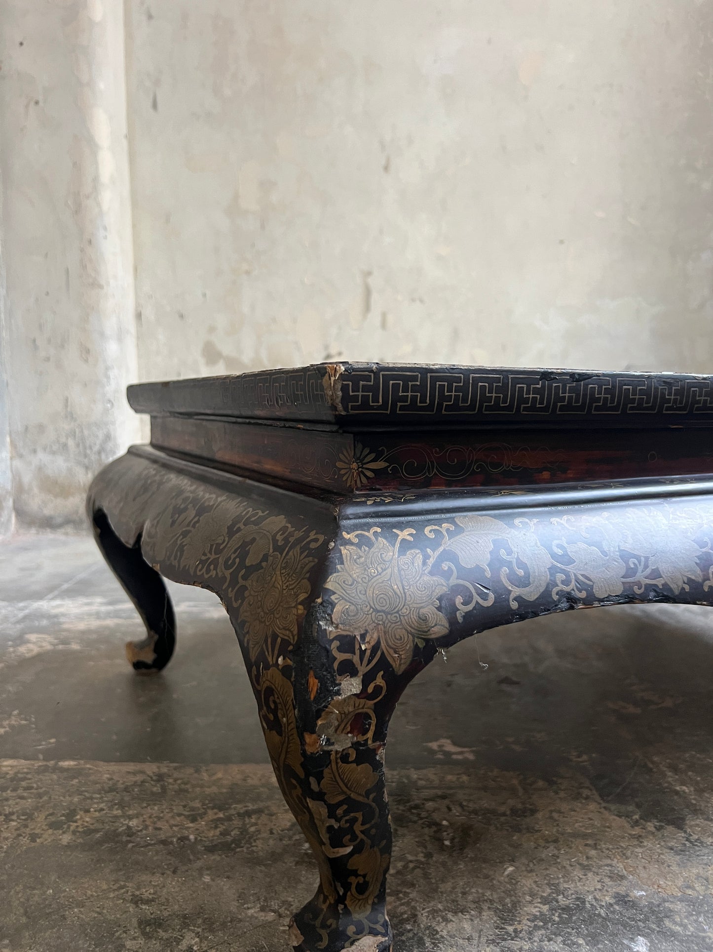A Chinese Export Lacquered Coffee Table