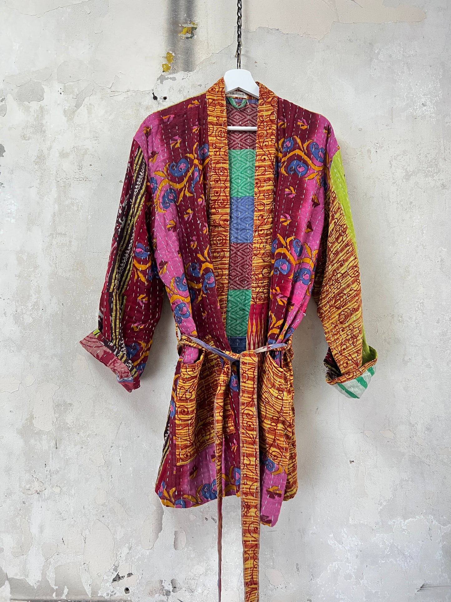 Vintage Cotton Kantha Relaxed Jacket ~ No 2