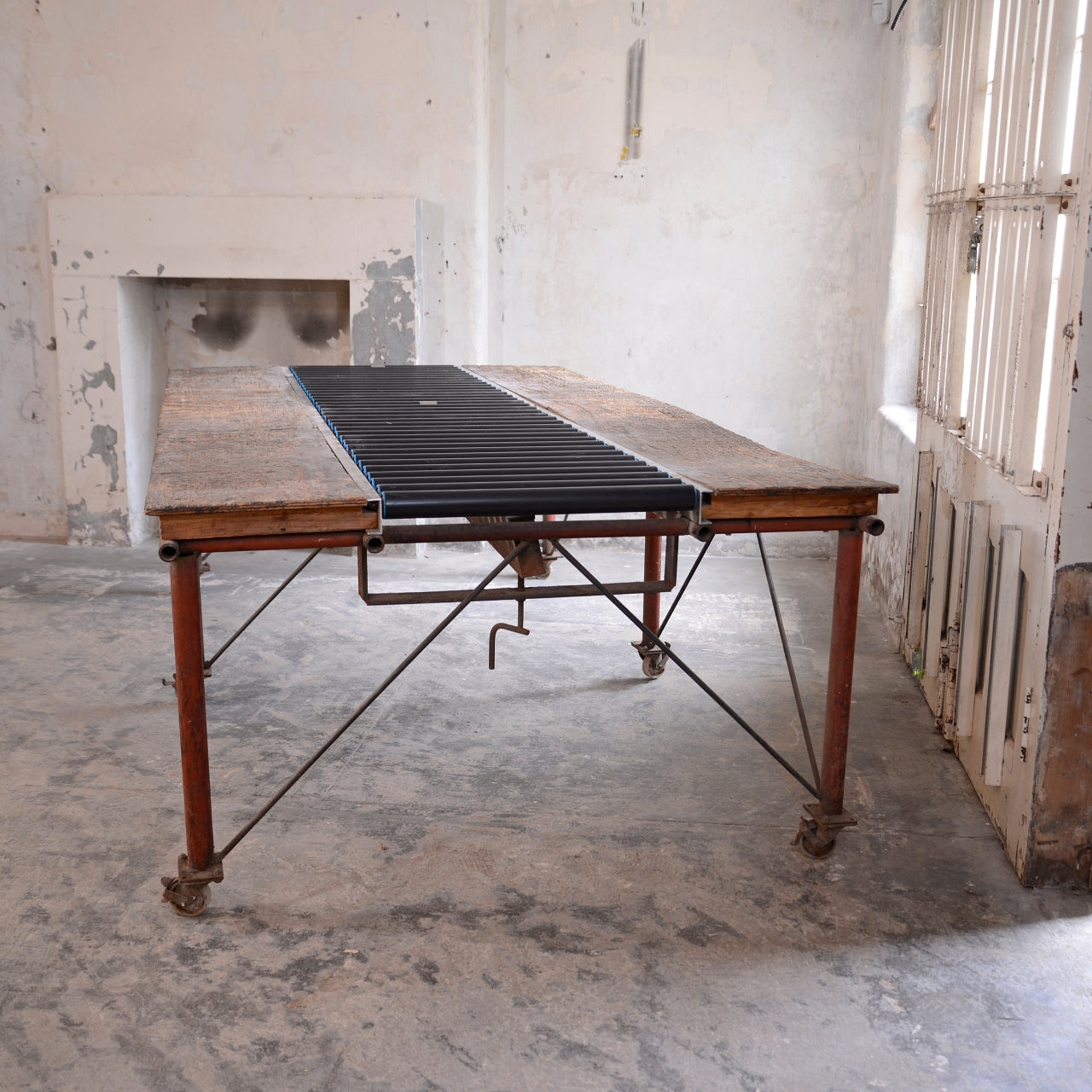 Large Industrial Tannery Table