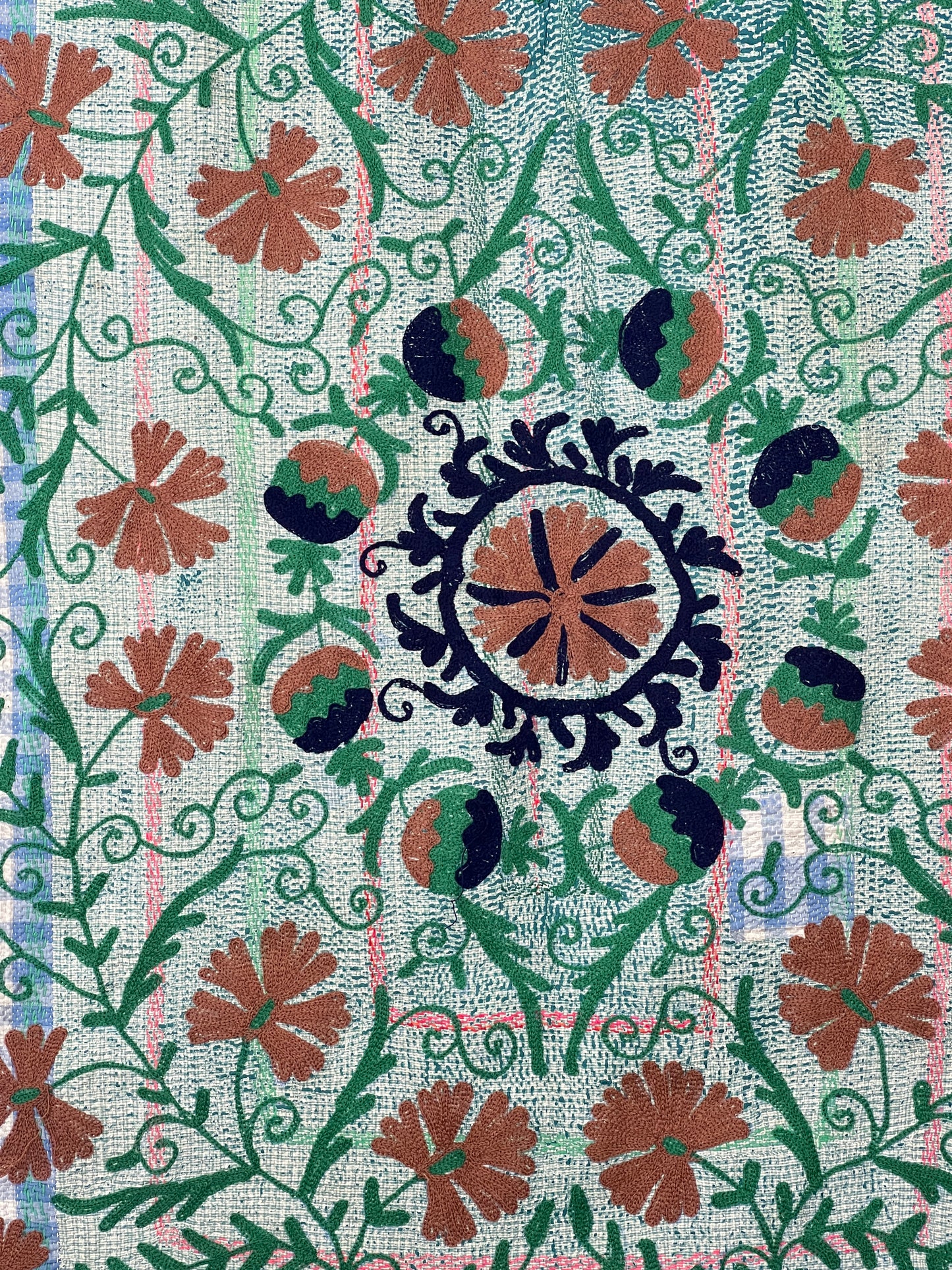 Vintage Kantha Suzani Quilt