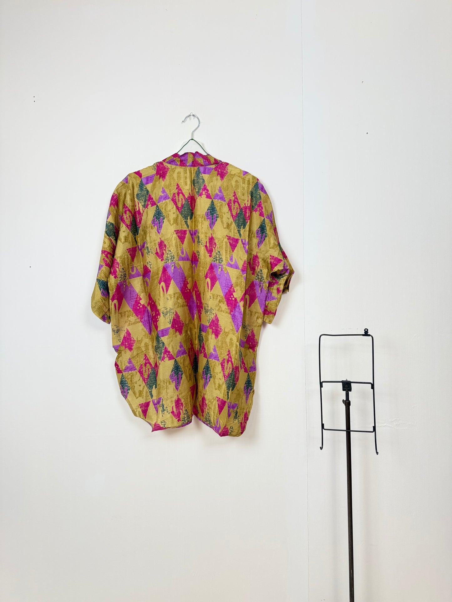 Vintage Saree Silk Trousers & Shirt Co-ordinated Set