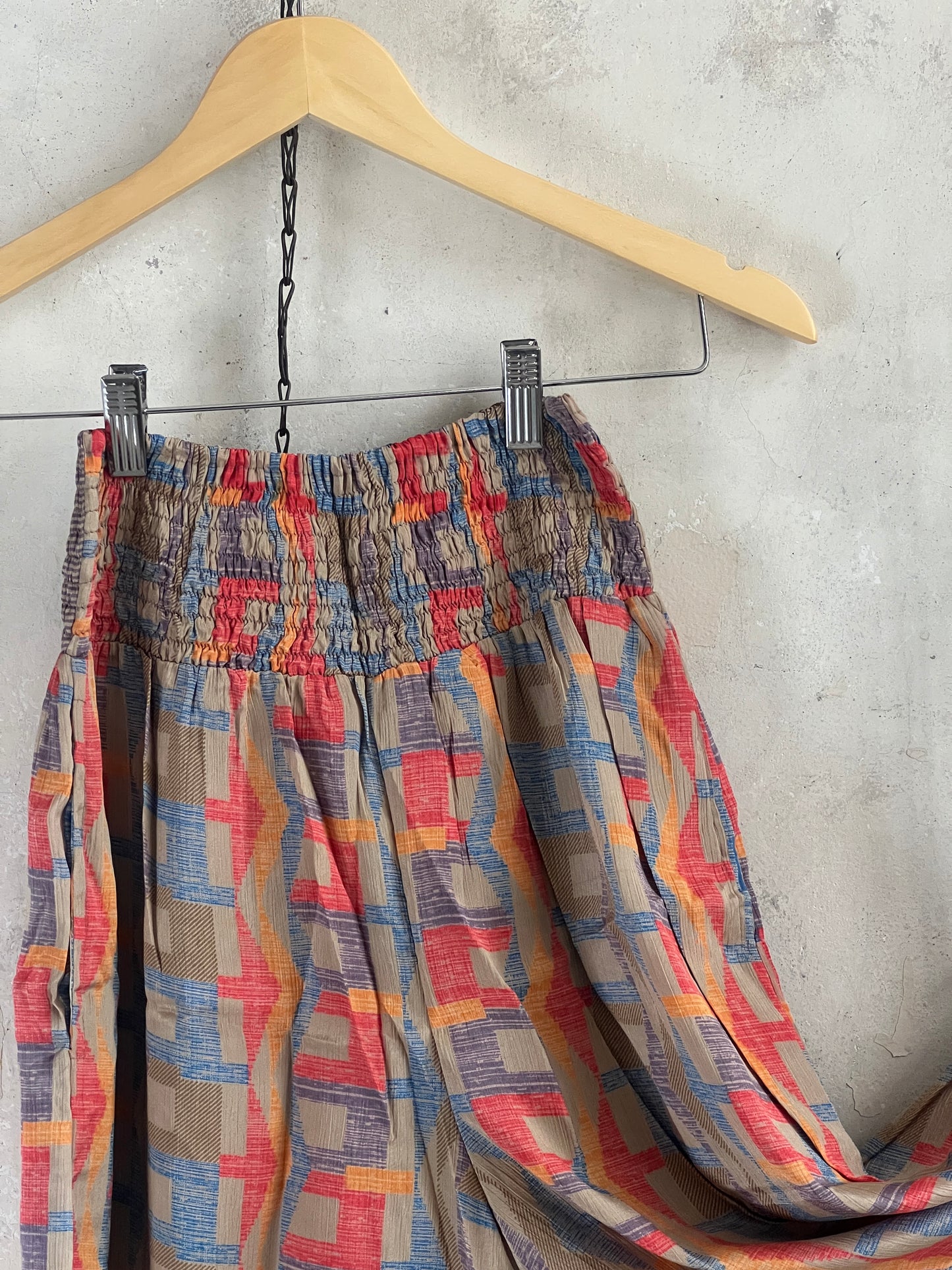 Vintage Saree Silk Trousers & Shirt Co-ordinated Set