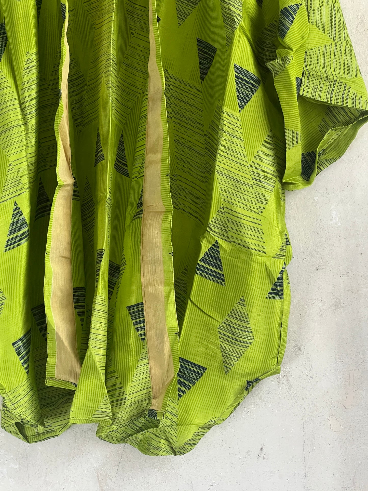 Vintage Saree Silk Trousers & Shirt Co-ordinated Set