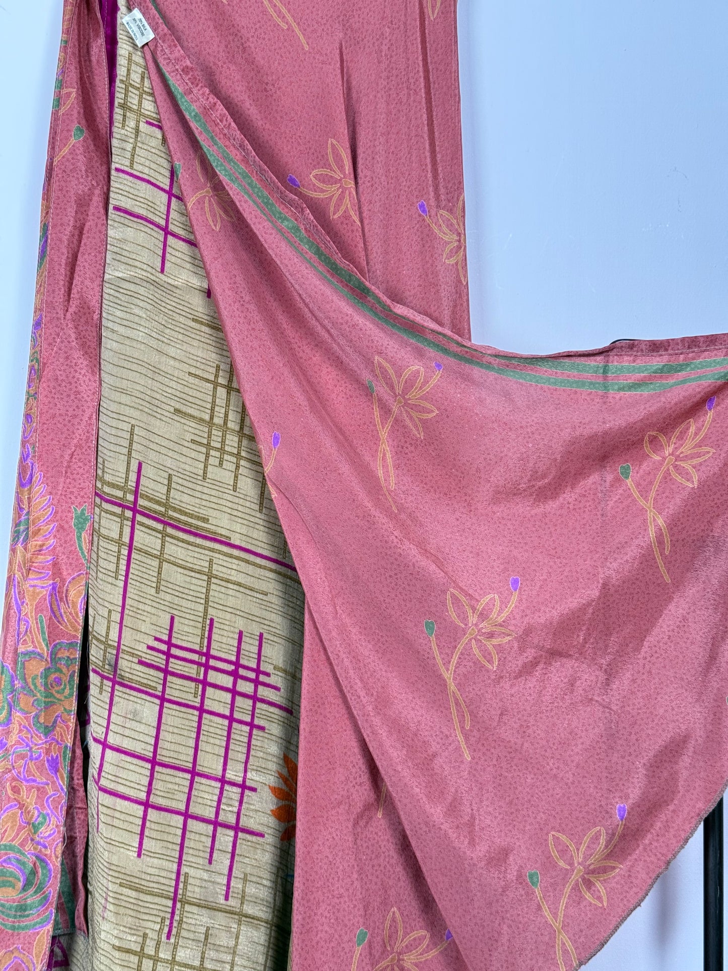 Vintage Saree Silk Wrap Skirt