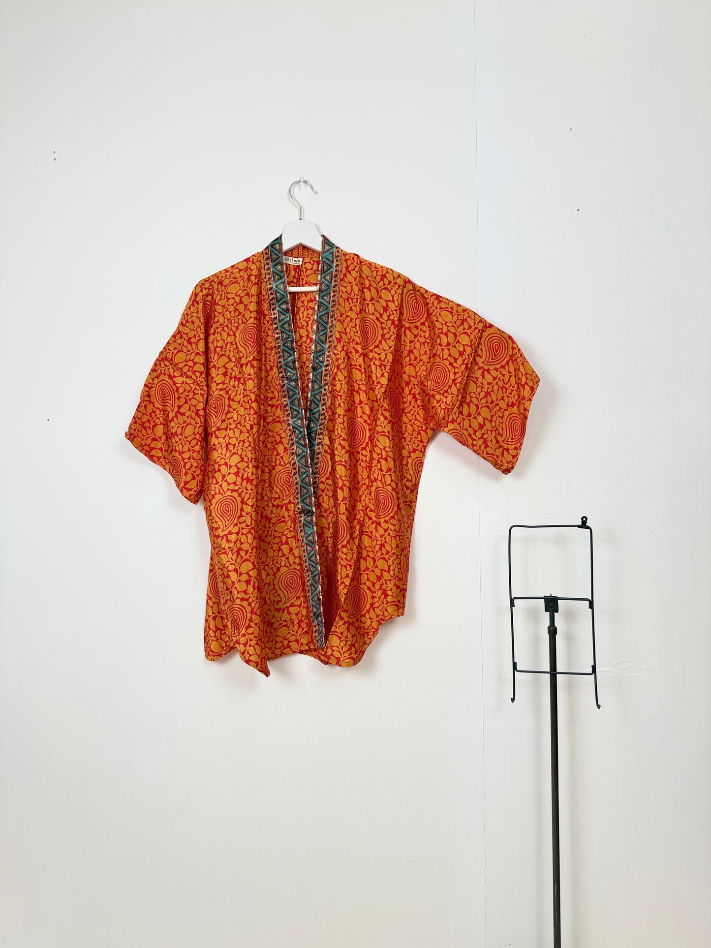 Vintage Saree Silk Trousers & Shirt Co-ordinated Set