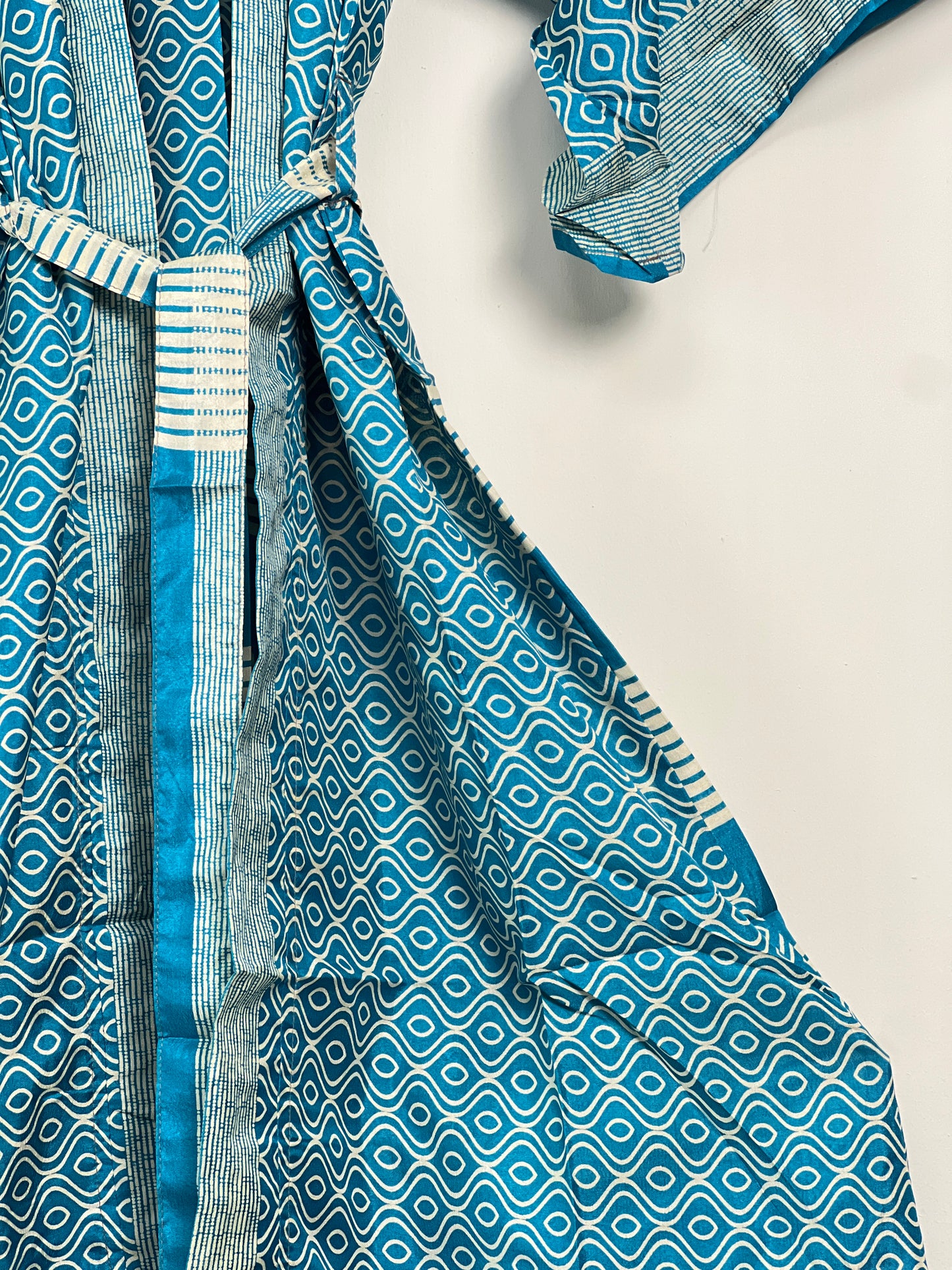 Vintage Saree Silk Kimono / Duster - Long
