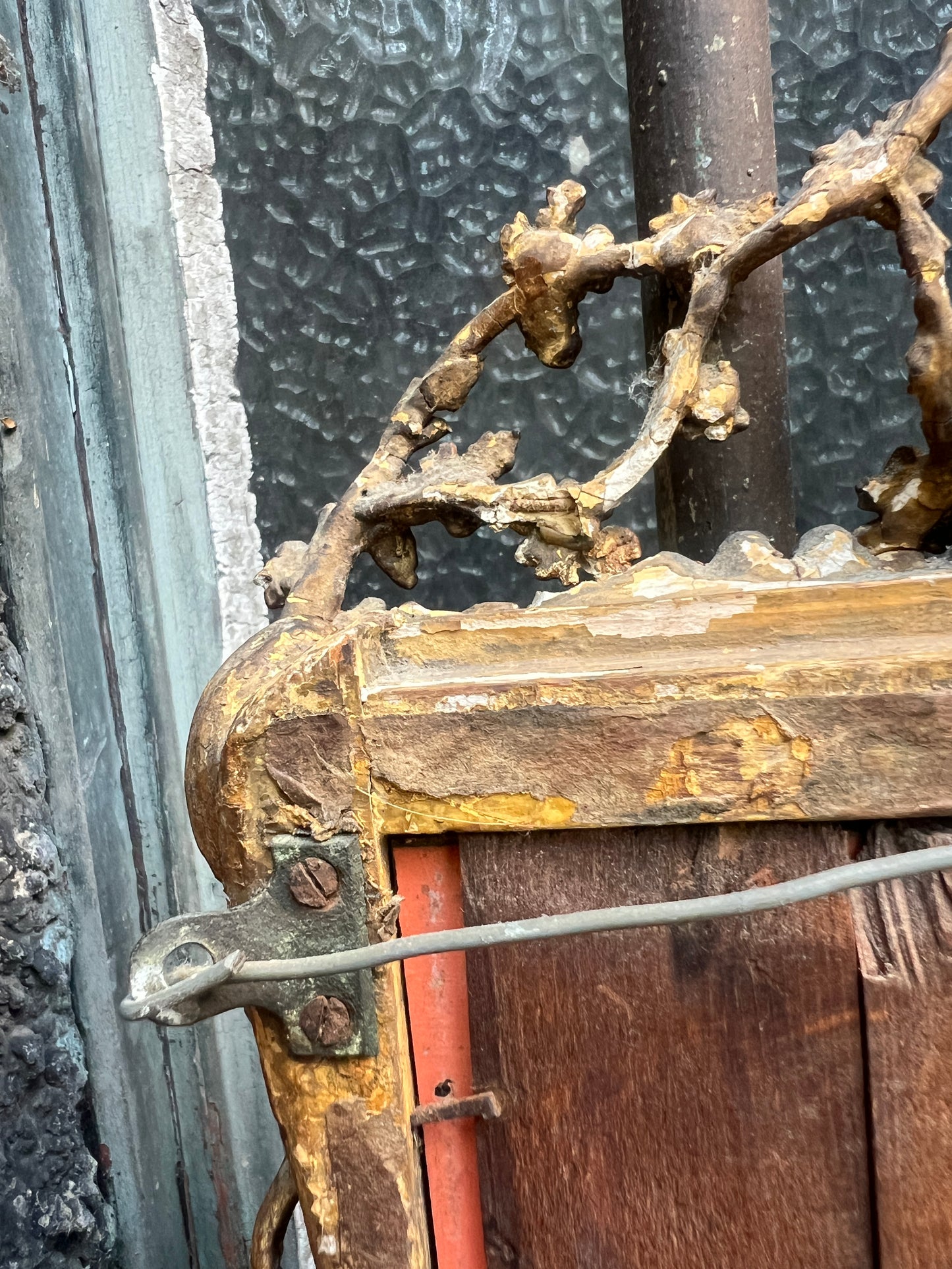 A rare George III Gilt Wood and Gesso Miniature Mantel Mirror