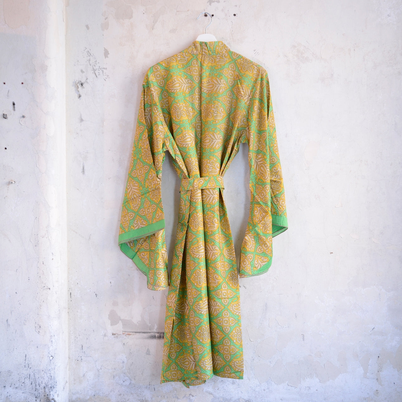 Vintage Saree Silk Batwing Kimono