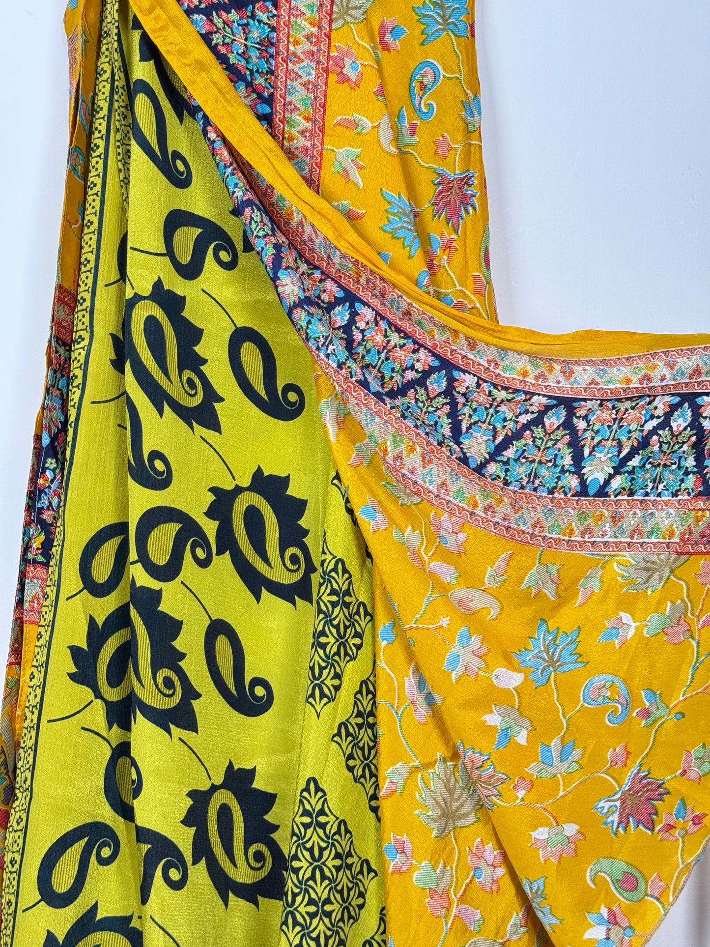 Vintage Saree Silk Wrap Skirt