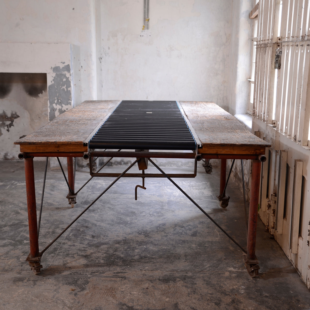 Large Industrial Tannery Table