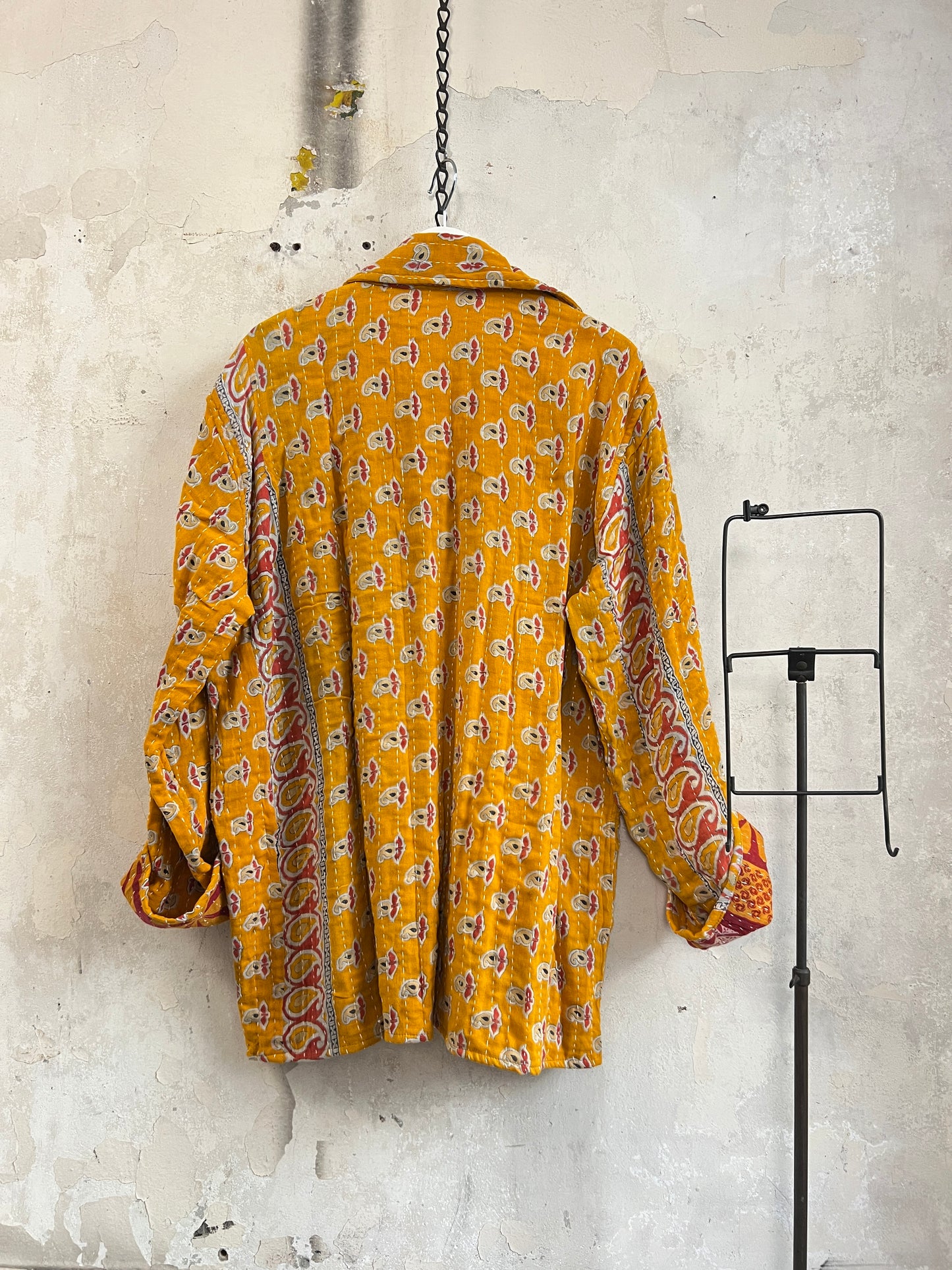 Vintage Cotton Kantha Reversible Jacket ~ No 6