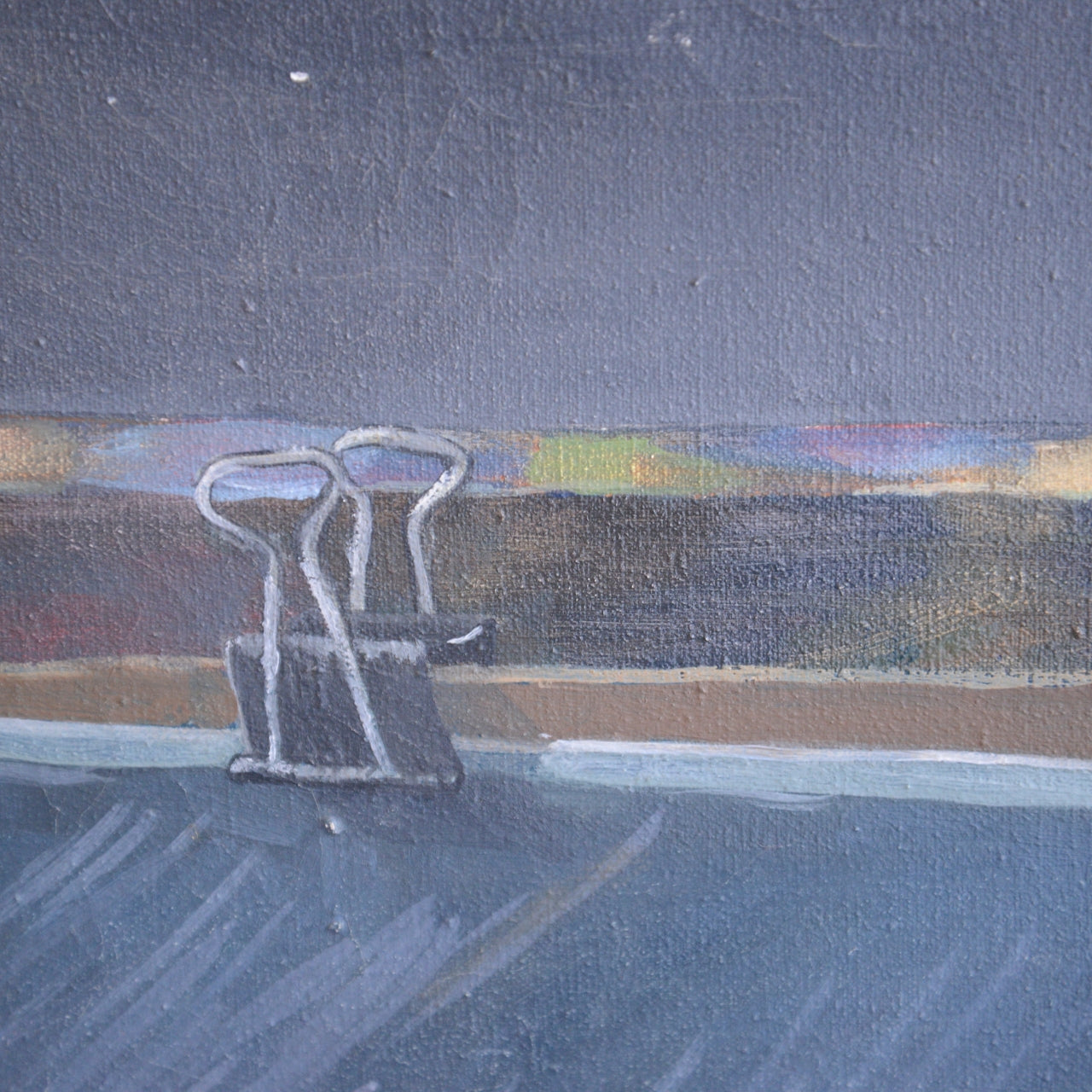 Still Life with Poppy Pods and Binder Clip / K Mayo, (c. mid-20th Century)