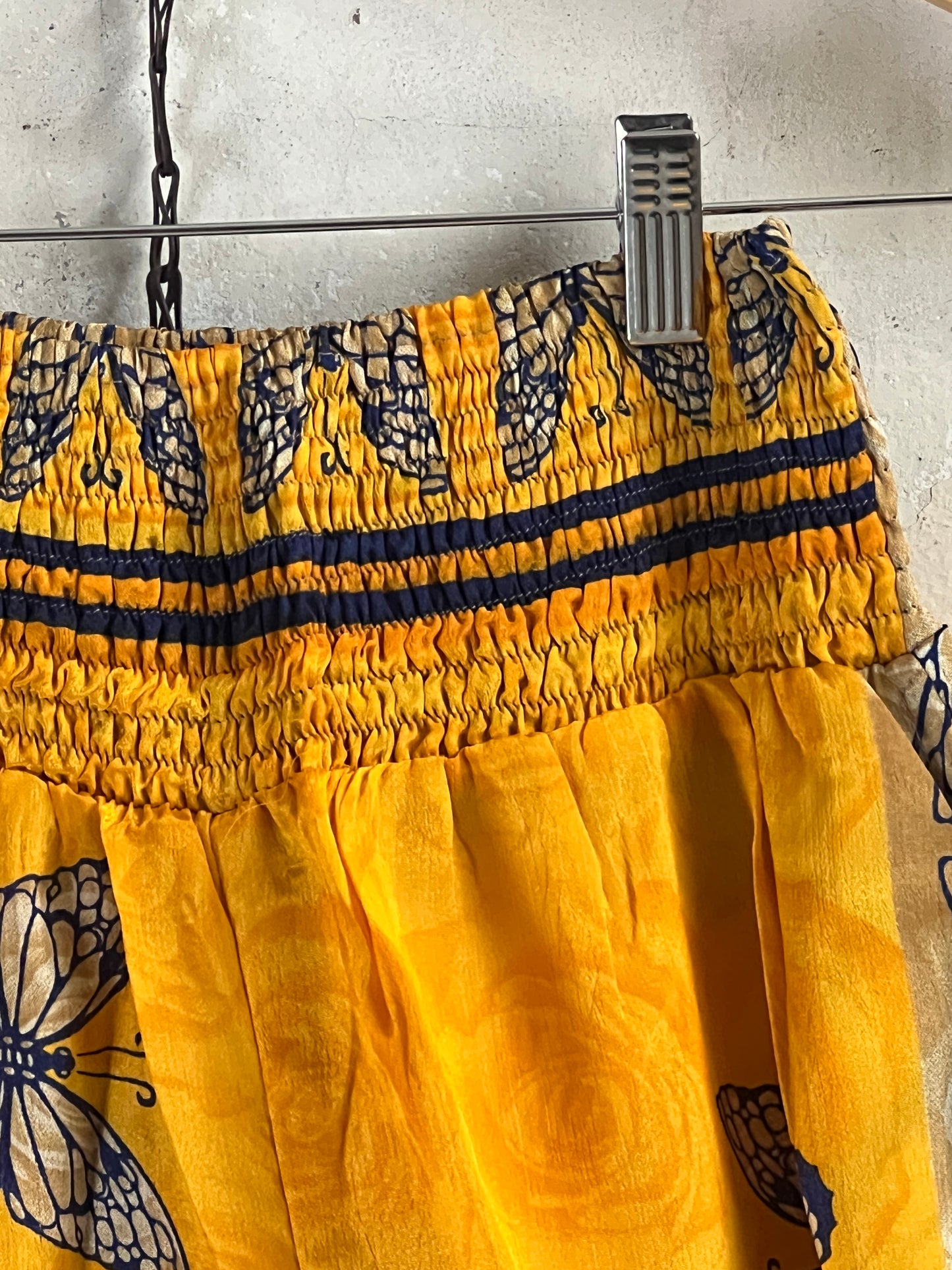 Vintage Saree Silk Trousers & Shirt Co-ordinated Set