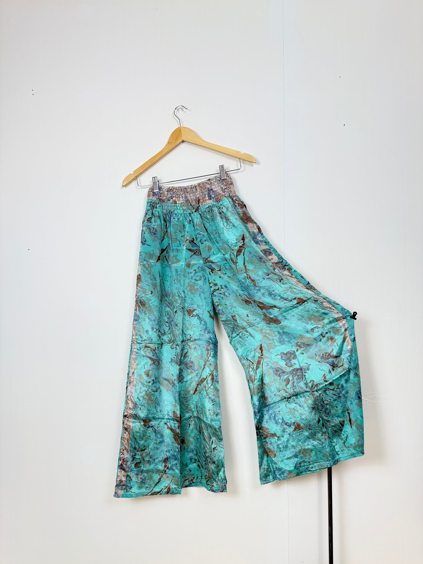 Vintage Saree Silk Trousers & Shirt Co-ordinated Set