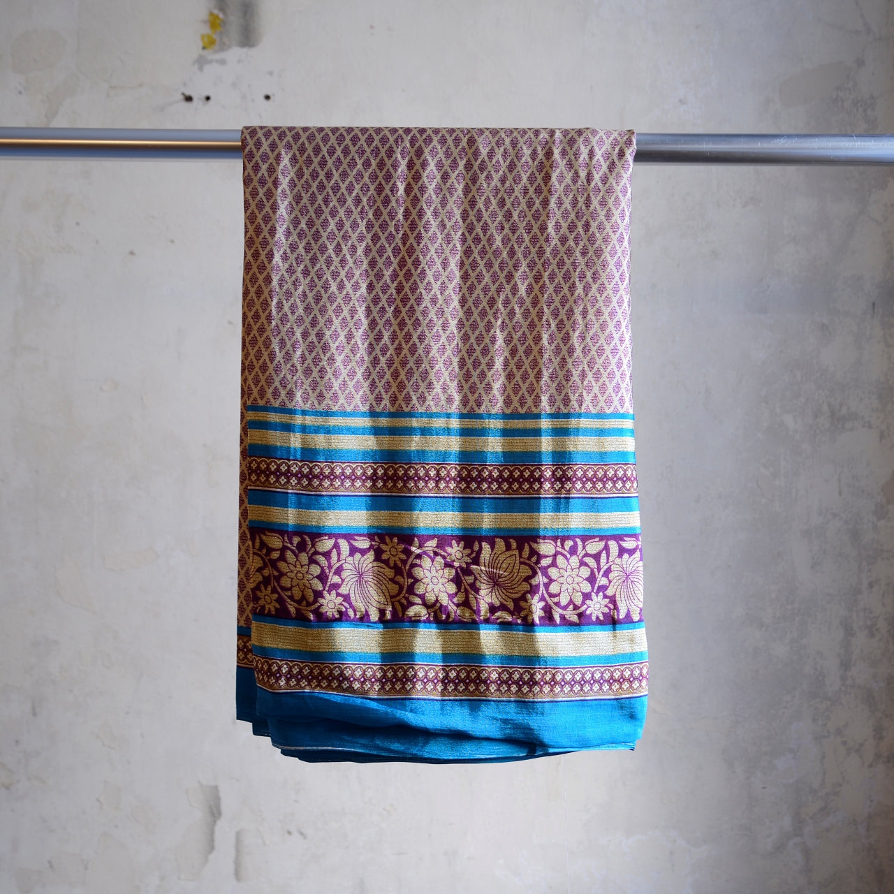 Vintage Pure Silk Saree Fabric