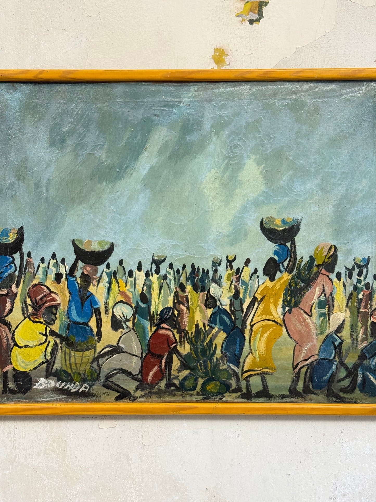 1950's African Market Gathering | Bounda