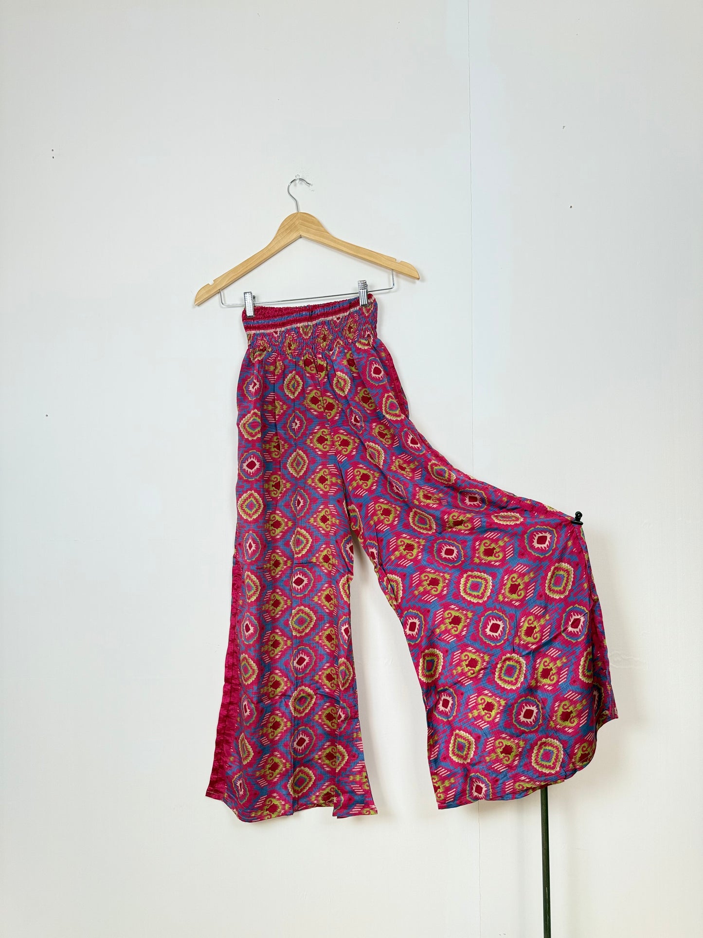 Vintage Saree Silk Trousers & Shirt Co-ordinated Set