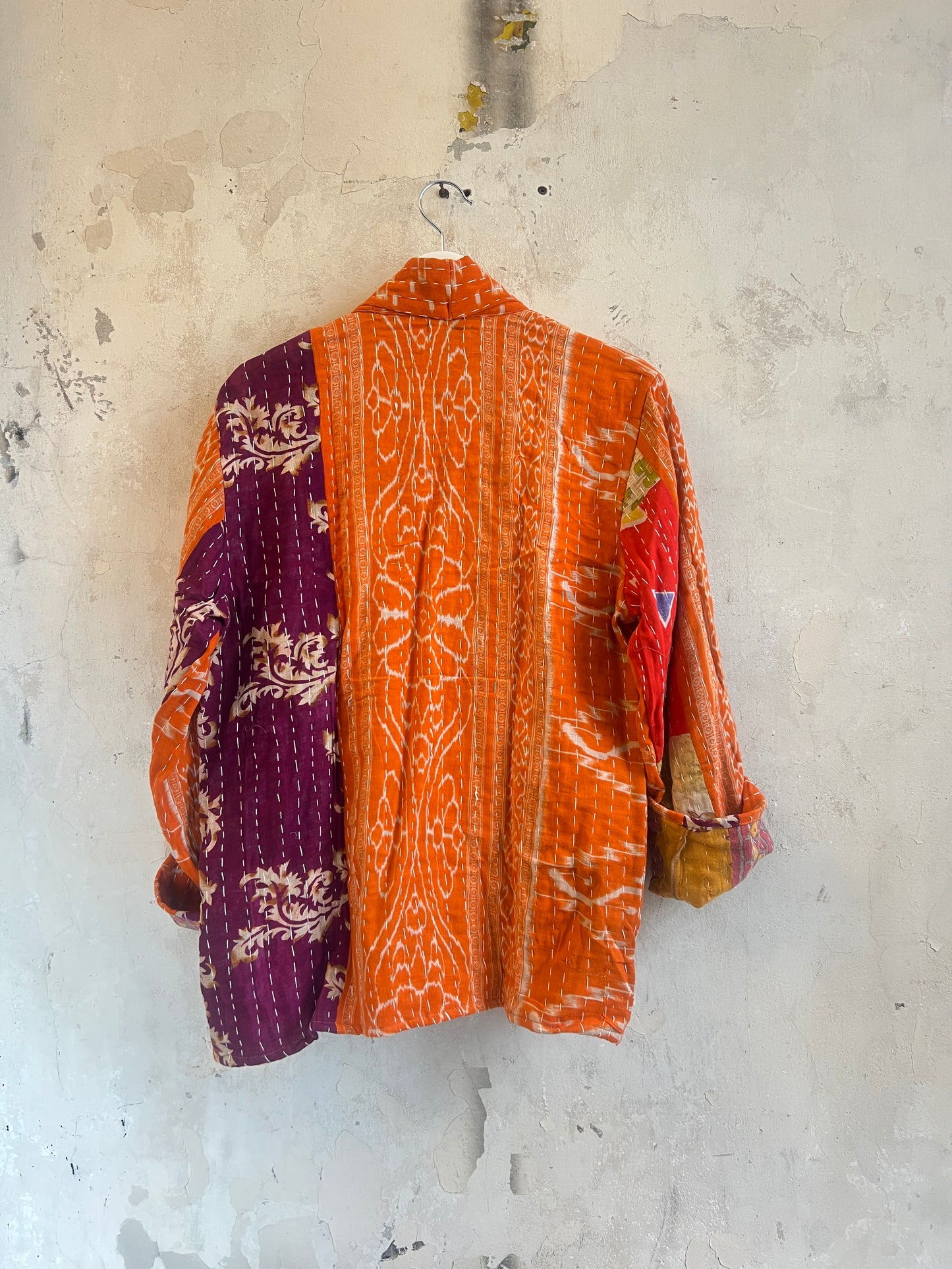 Vintage Cotton Kantha Jacket - No 14