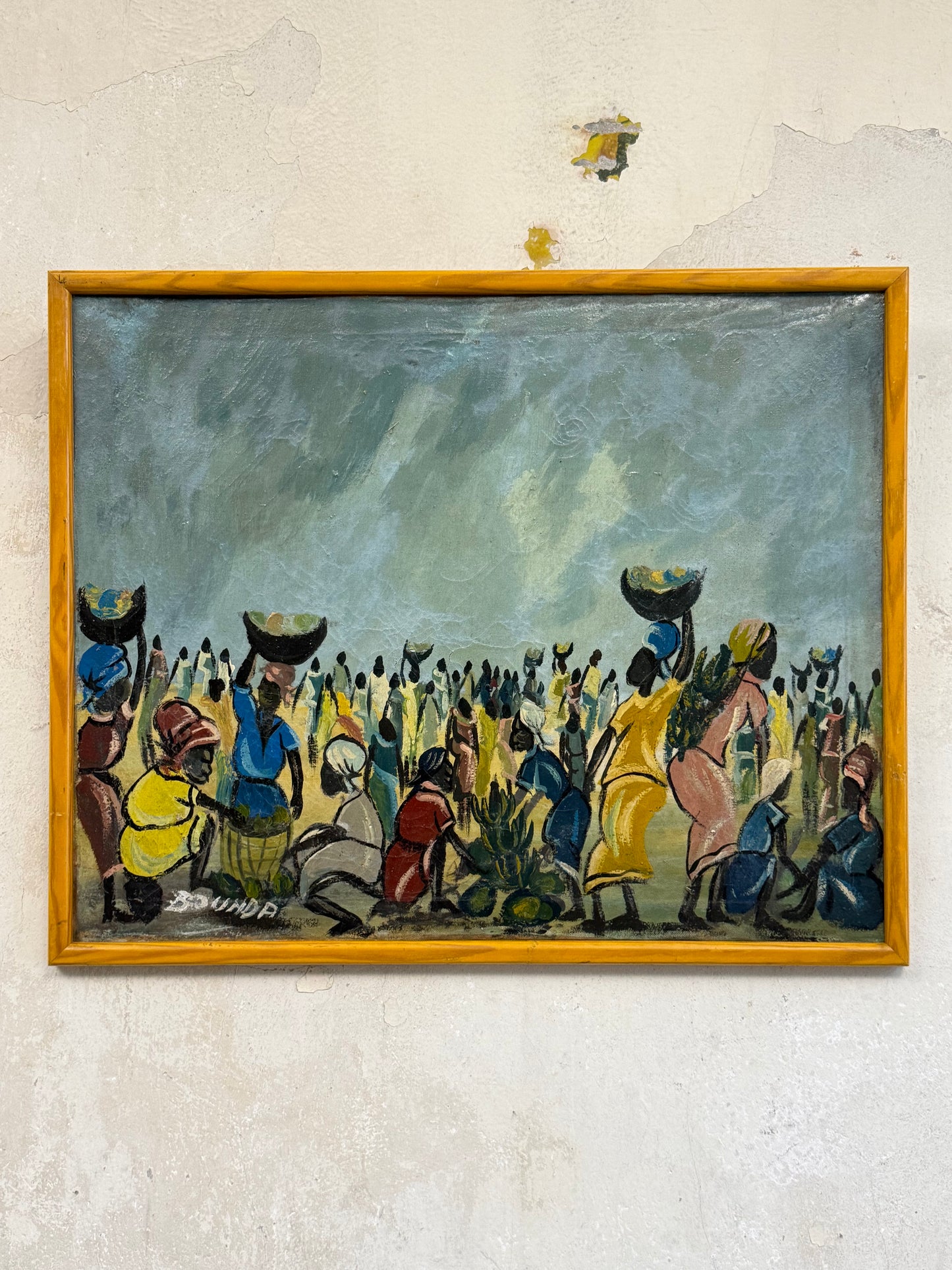 1950's African Market Gathering | Bounda