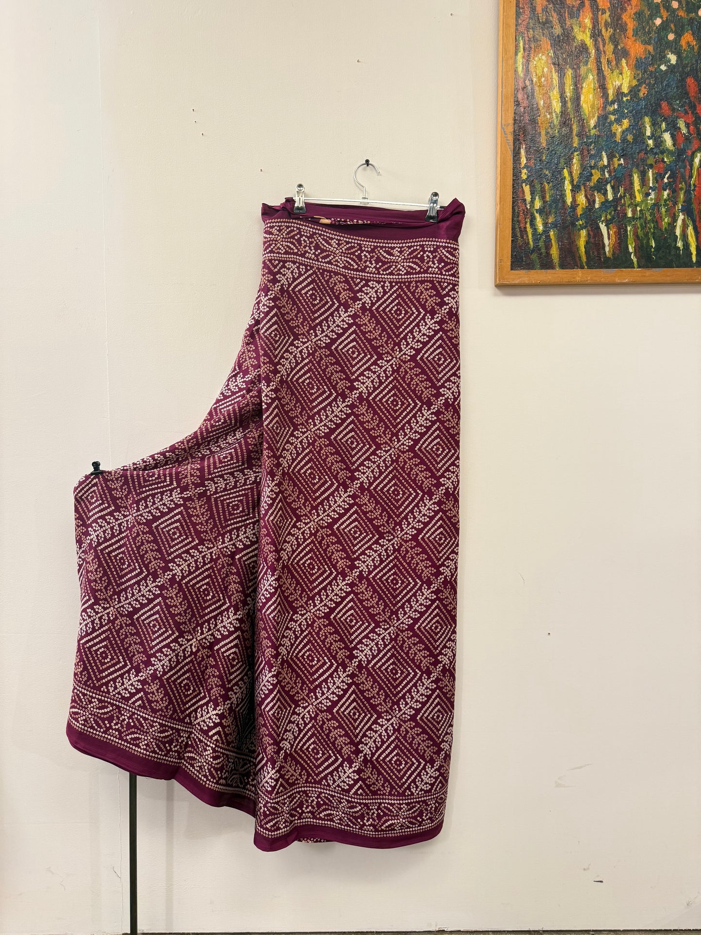 Vintage Pure Silk Saree Fabric