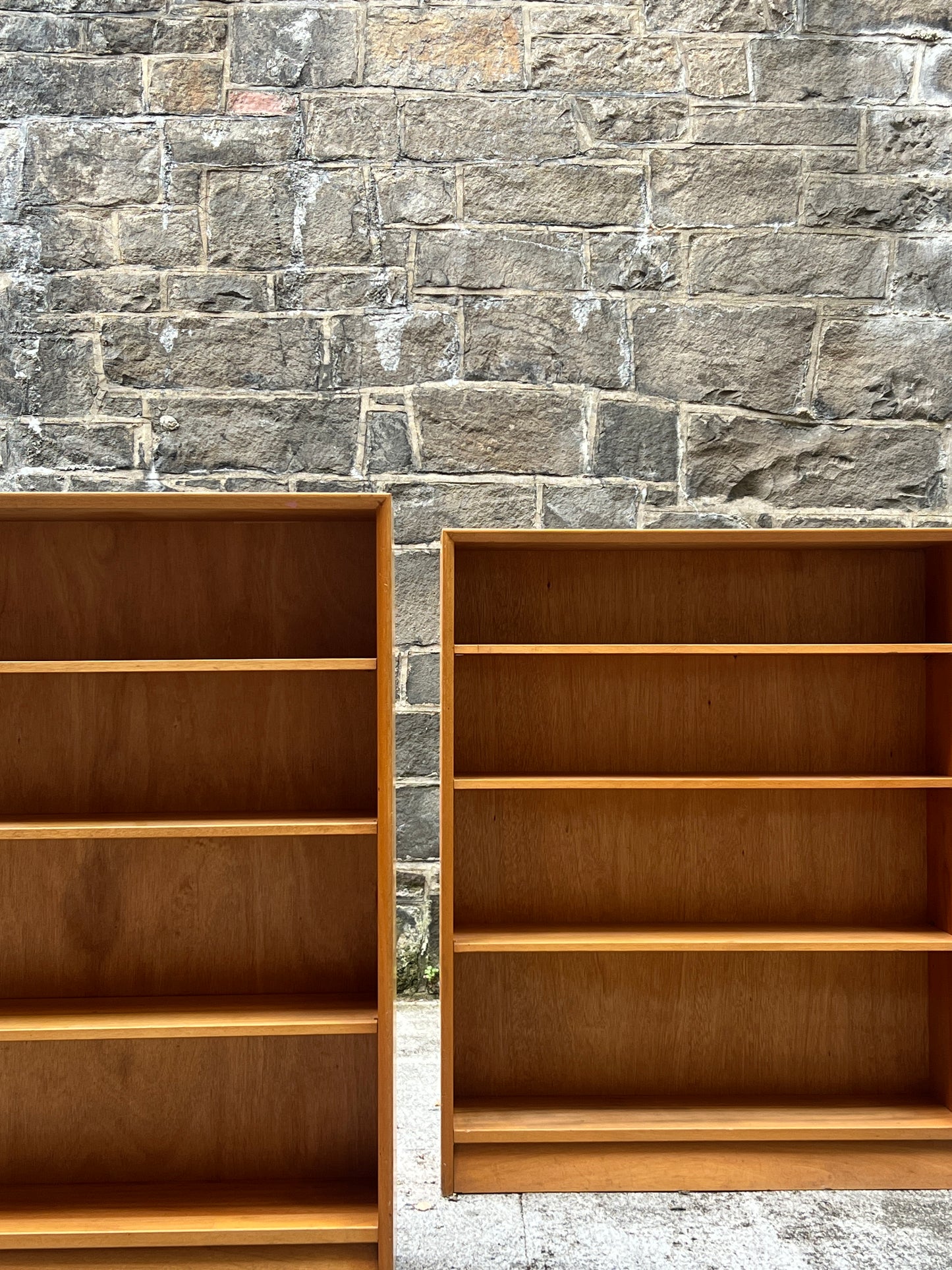 Pair 1960’s Teak Bookcases by Herbert Gibb ~ Gold Label Autograph Range