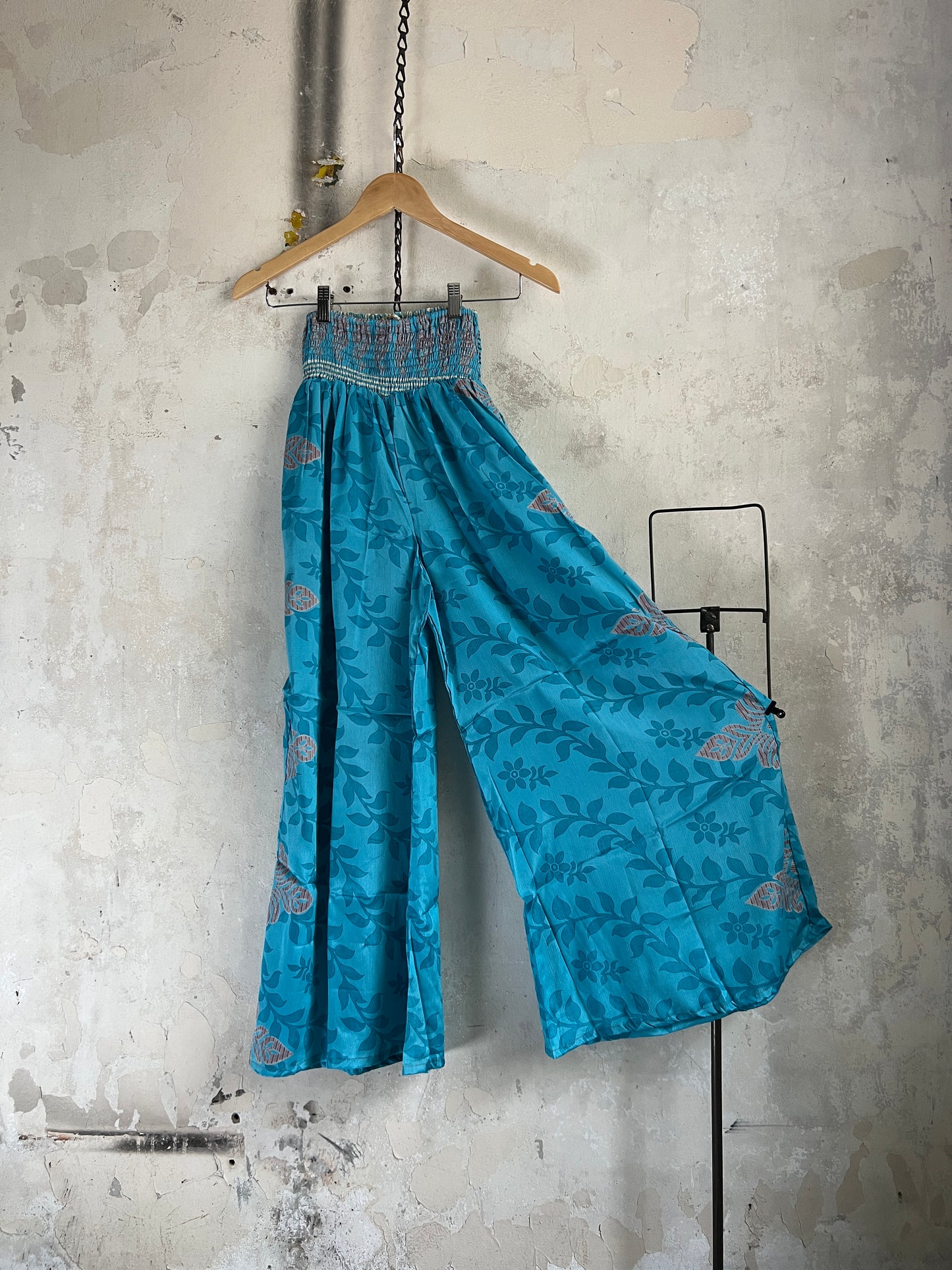 Vintage Saree Silk Trousers & Shirt Co-ordinated Set