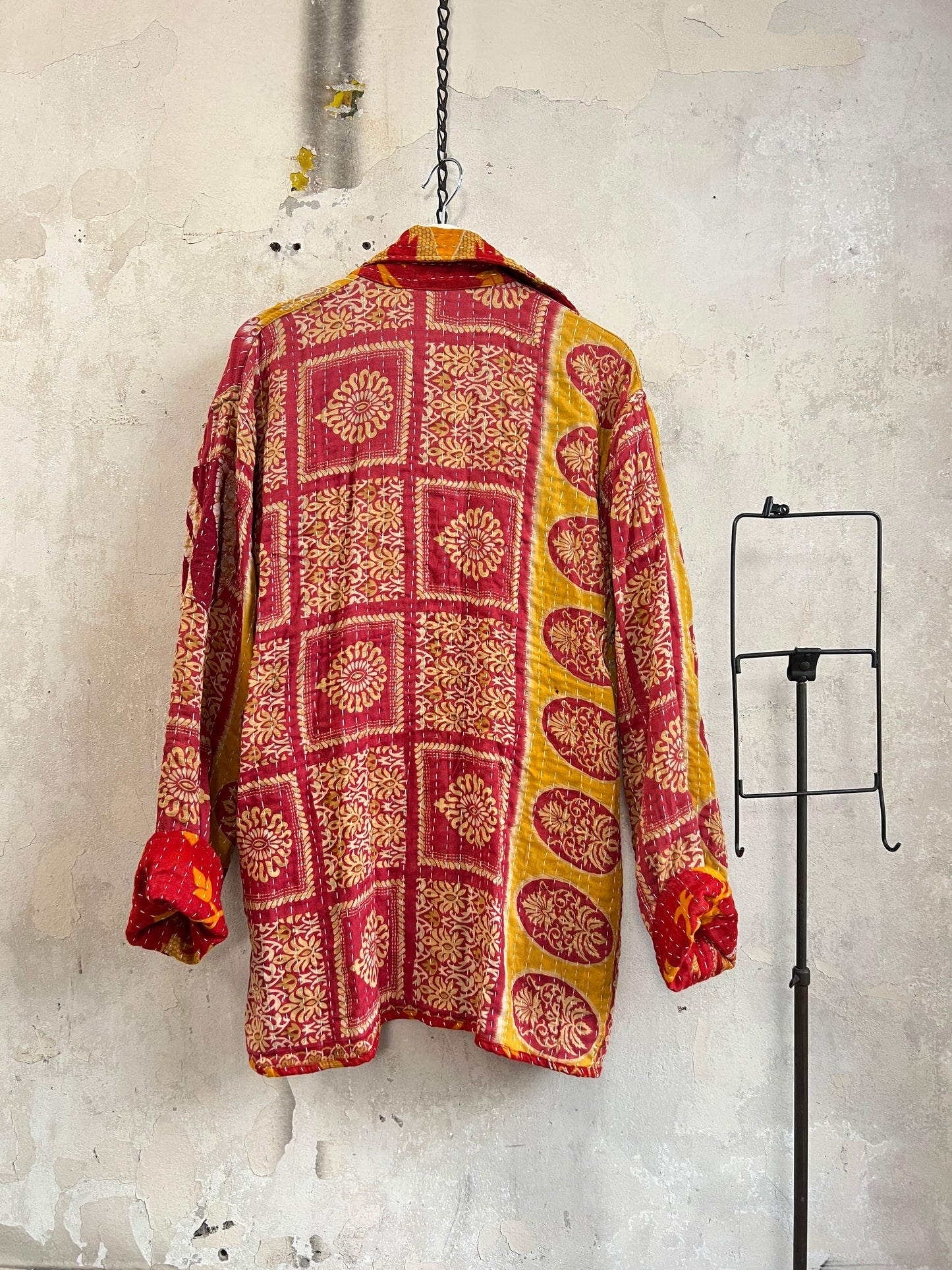 Vintage Cotton Kantha Reversible Jacket ~ No 4