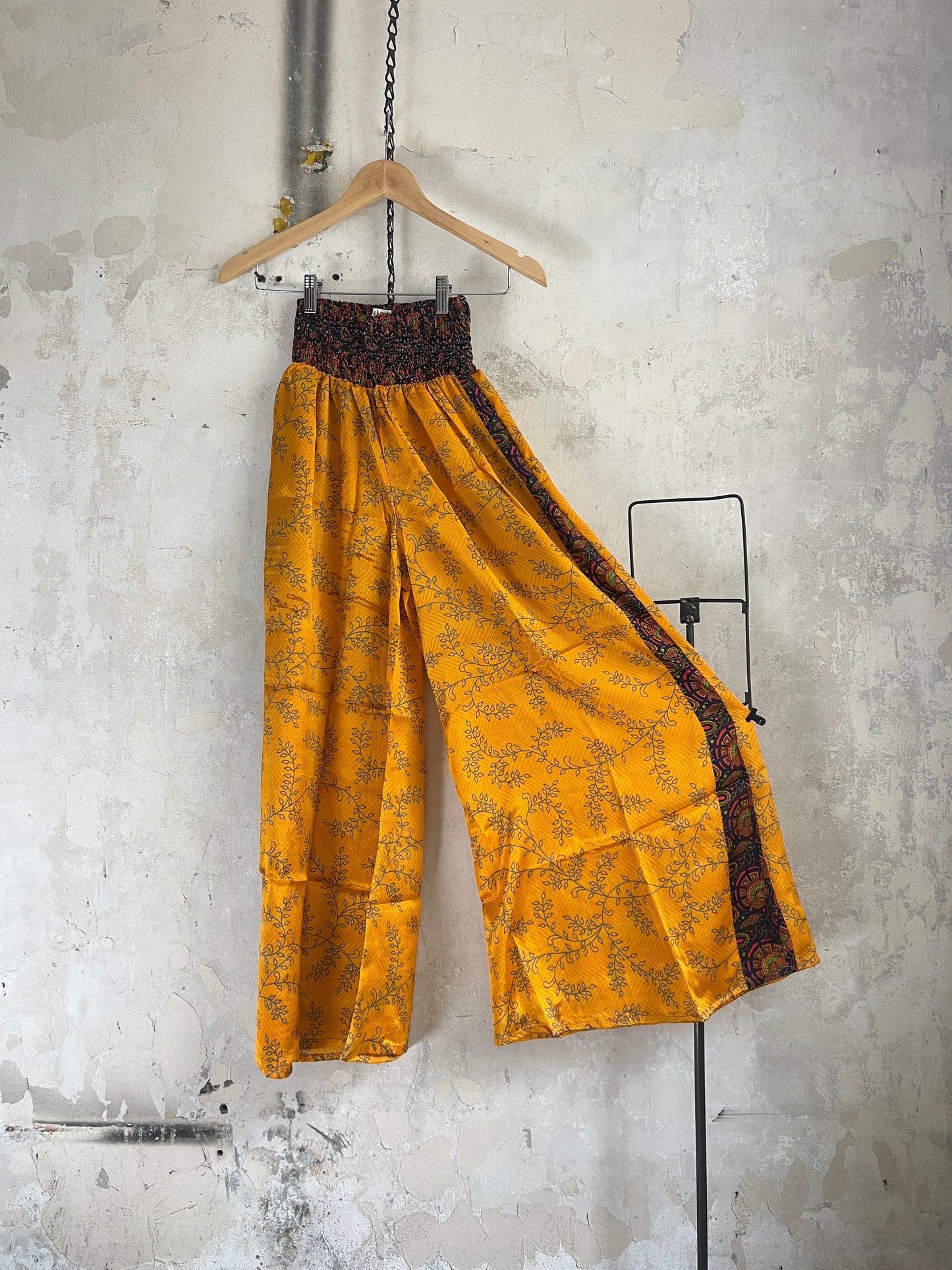 Vintage Saree Silk Trousers & Shirt Co-ordinated Set