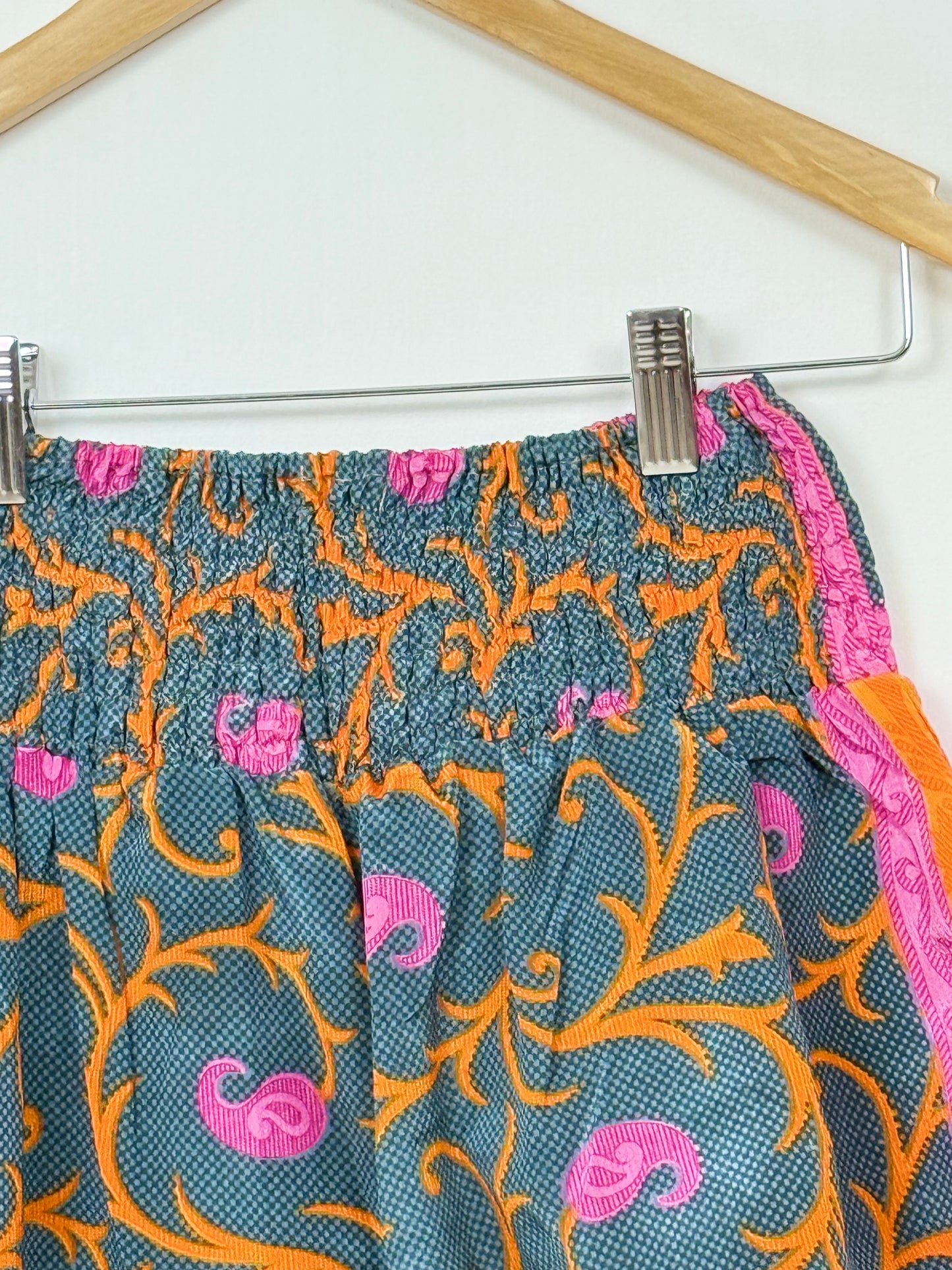 Vintage Saree Silk Trousers & Shirt Co-ordinated Set