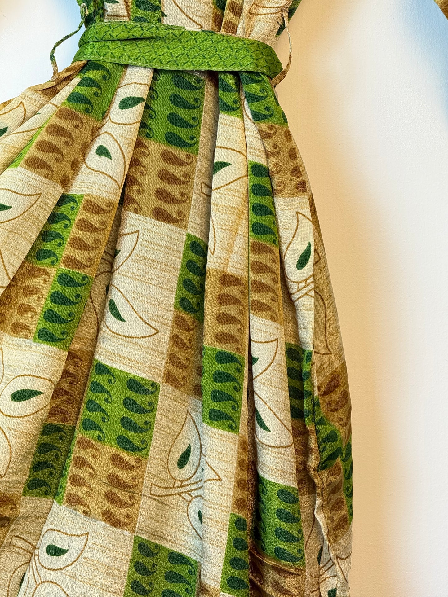 Vintage Saree Silk Kimono / Duster - Long