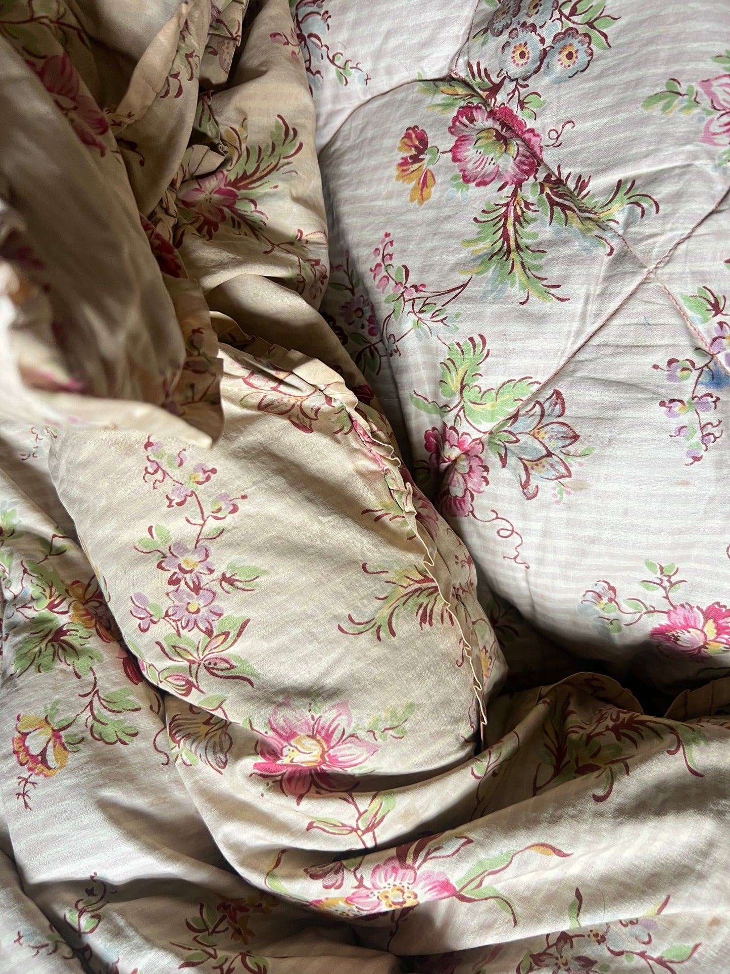A 1930's Duck Feather Eiderdown