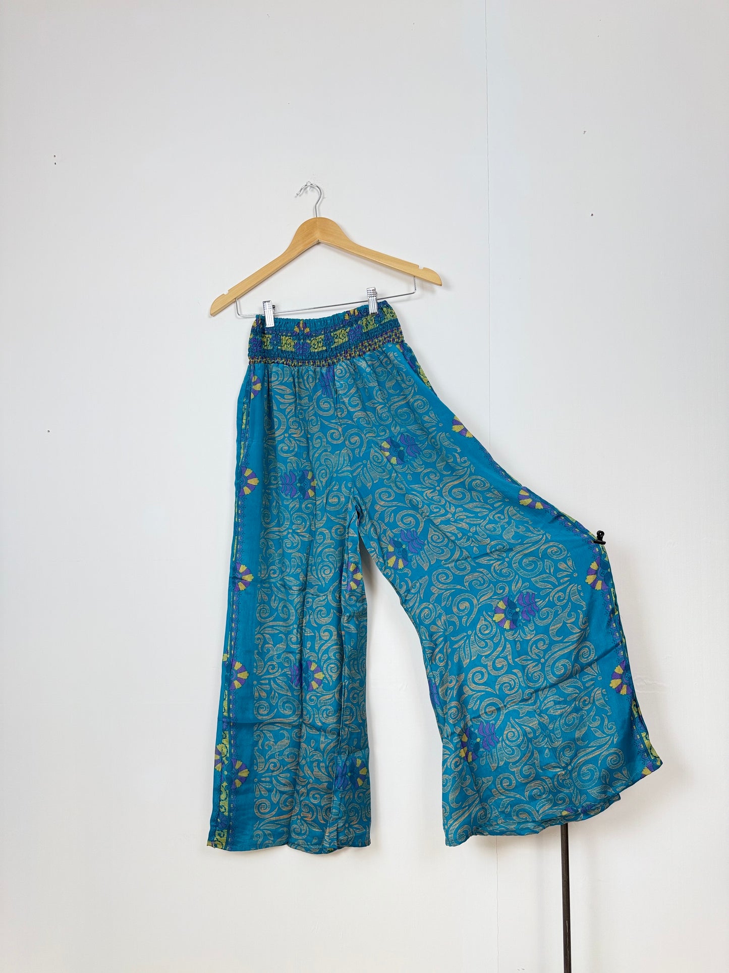 Vintage Saree Silk Trousers & Shirt Co-ordinated Set