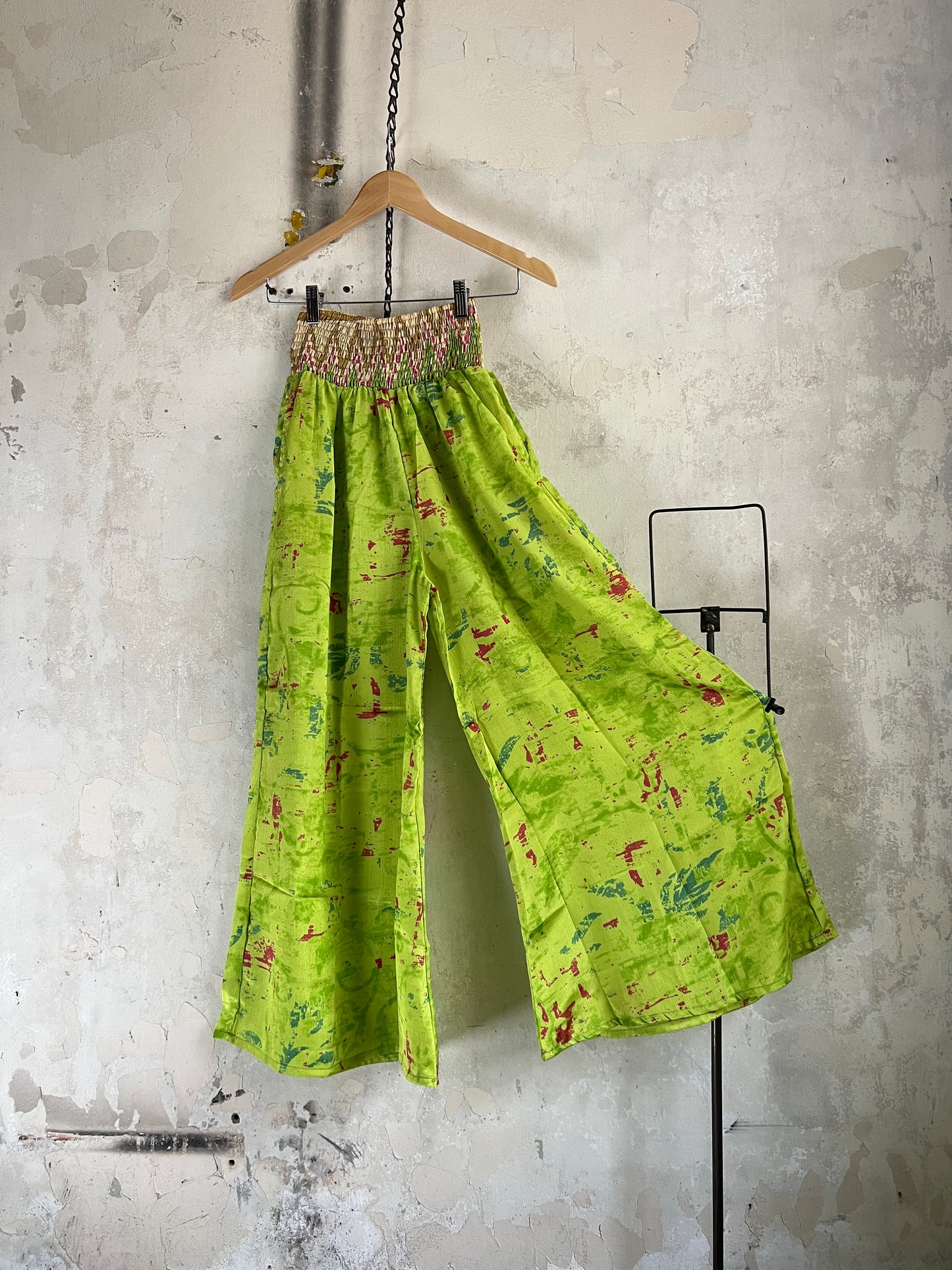 Vintage Saree Silk Trousers & Shirt Co-ordinated Set