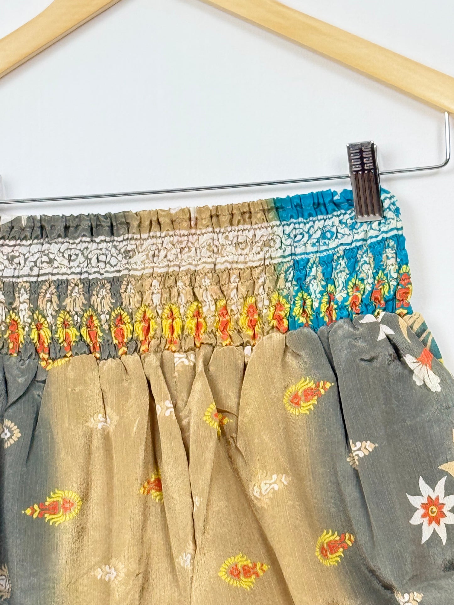 Vintage Saree Silk Trousers & Shirt Co-ordinated Set