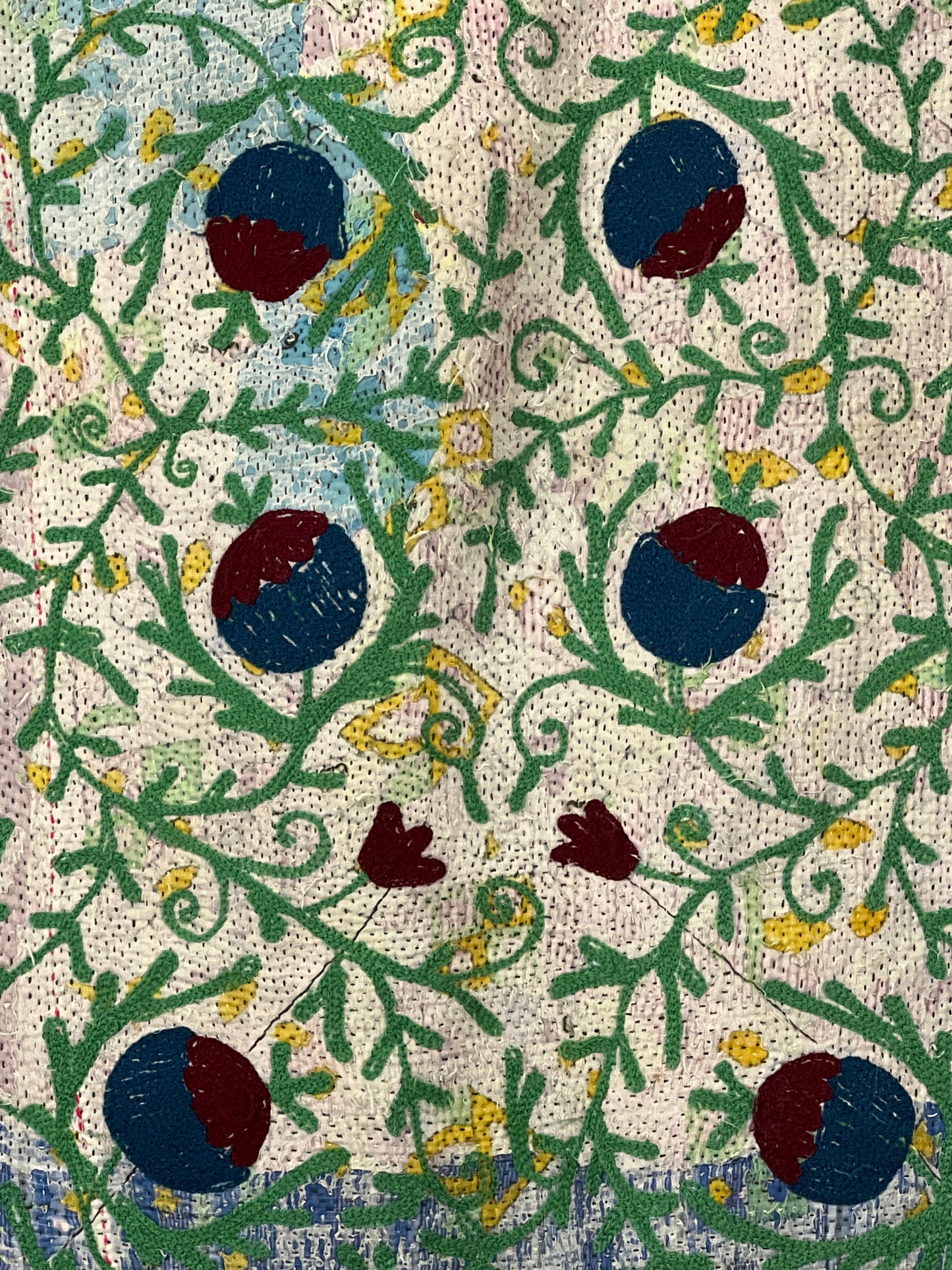 Vintage Kantha Suzani Quilt