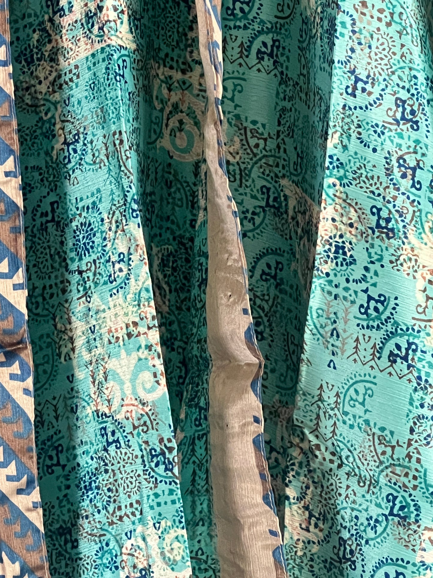 Vintage Saree Silk Trousers & Shirt Co-ordinated Set