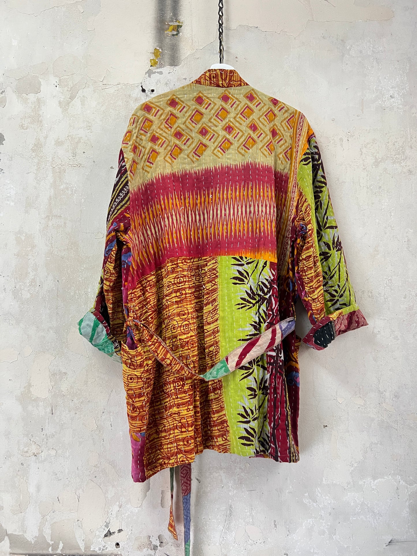 Vintage Cotton Kantha Relaxed Jacket ~ No 2