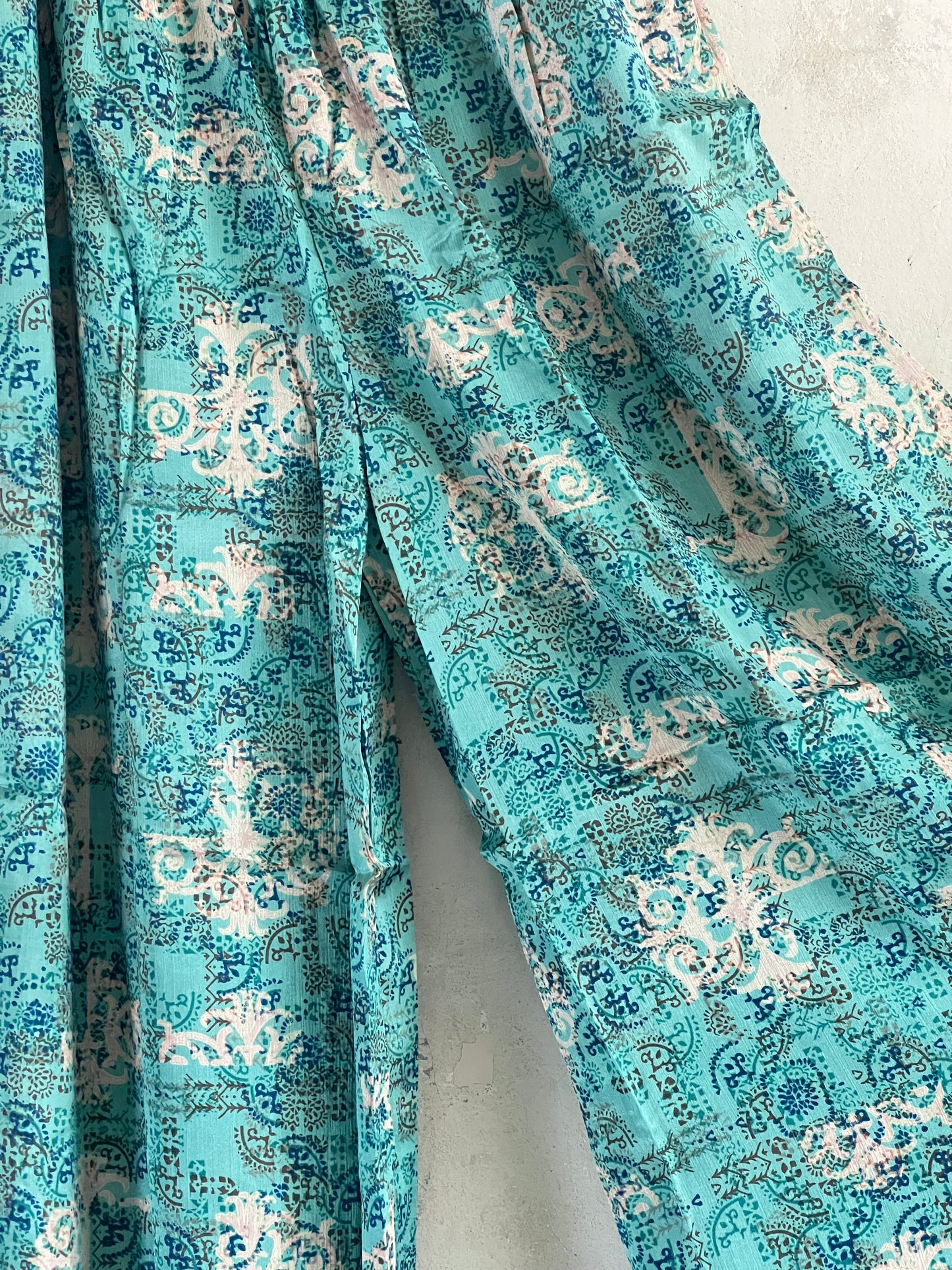 Vintage Saree Silk Trousers & Shirt Co-ordinated Set