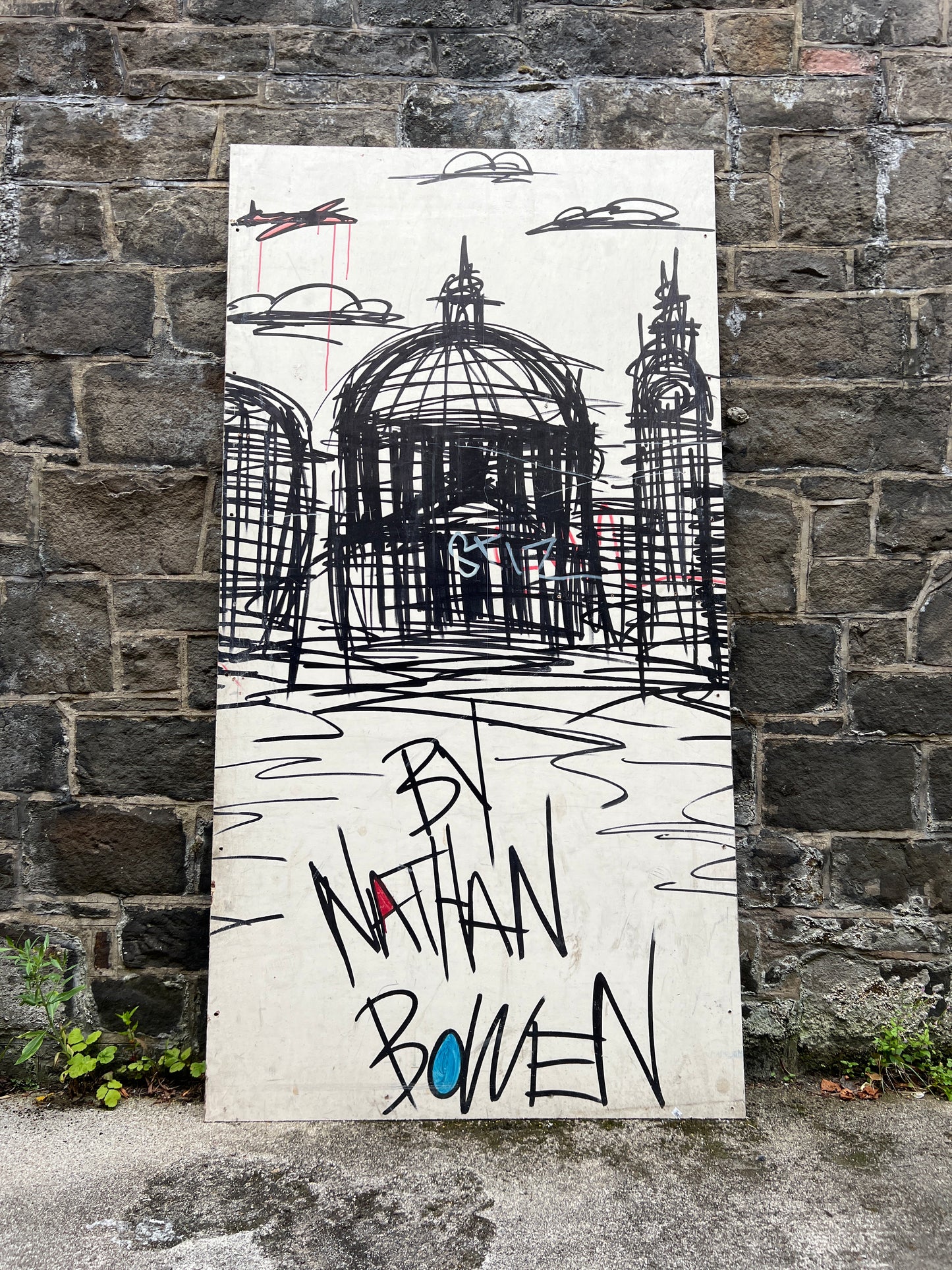 Nathan Bowen Street Art Board | St Paul’s Signed
