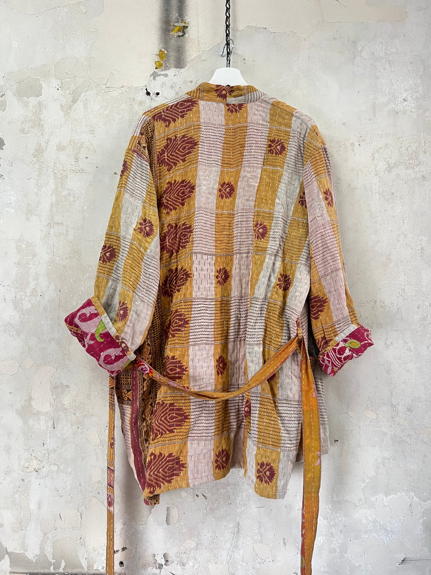 Vintage Cotton Kantha Relaxed Jacket ~ No 15
