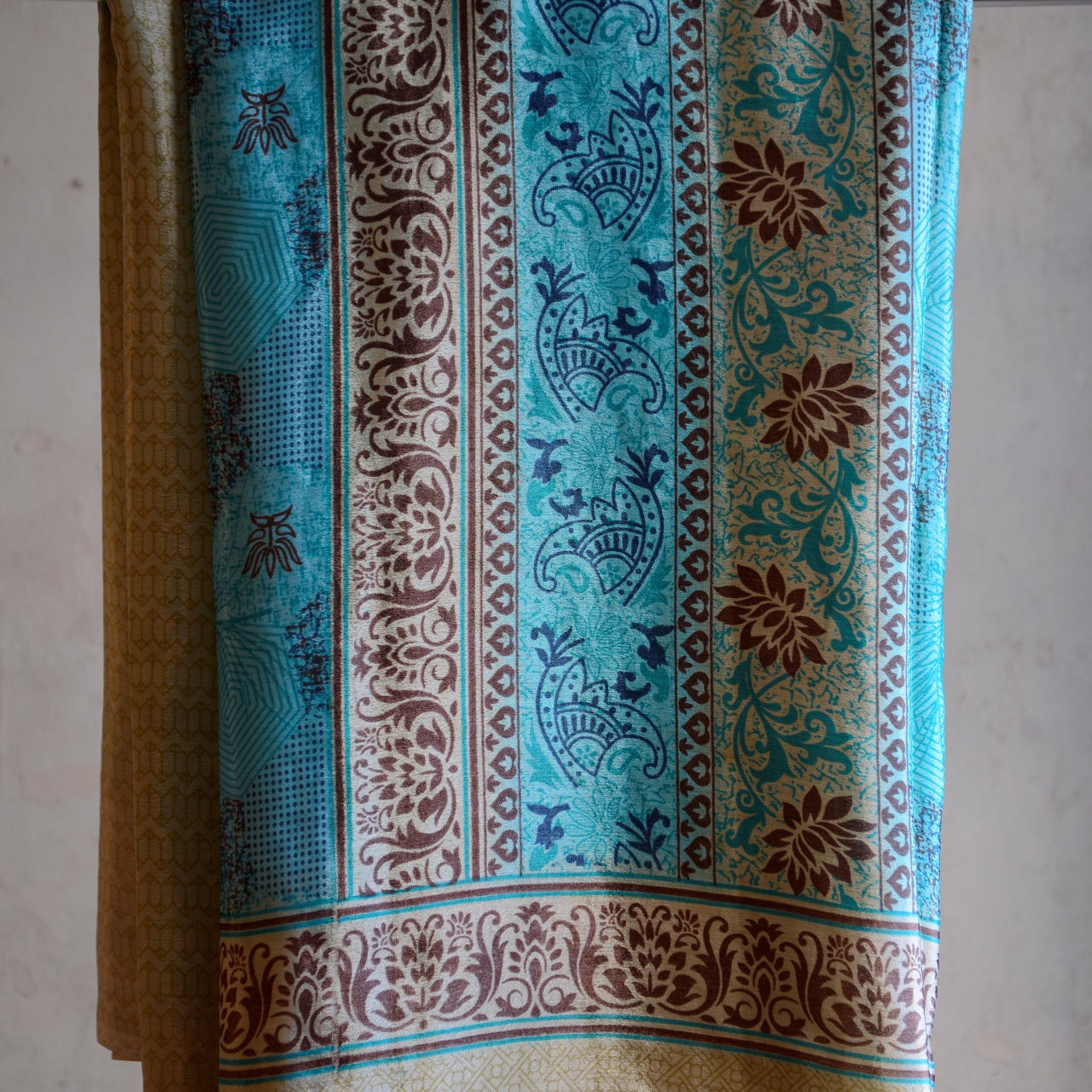 Vintage Pure Silk Saree Fabric