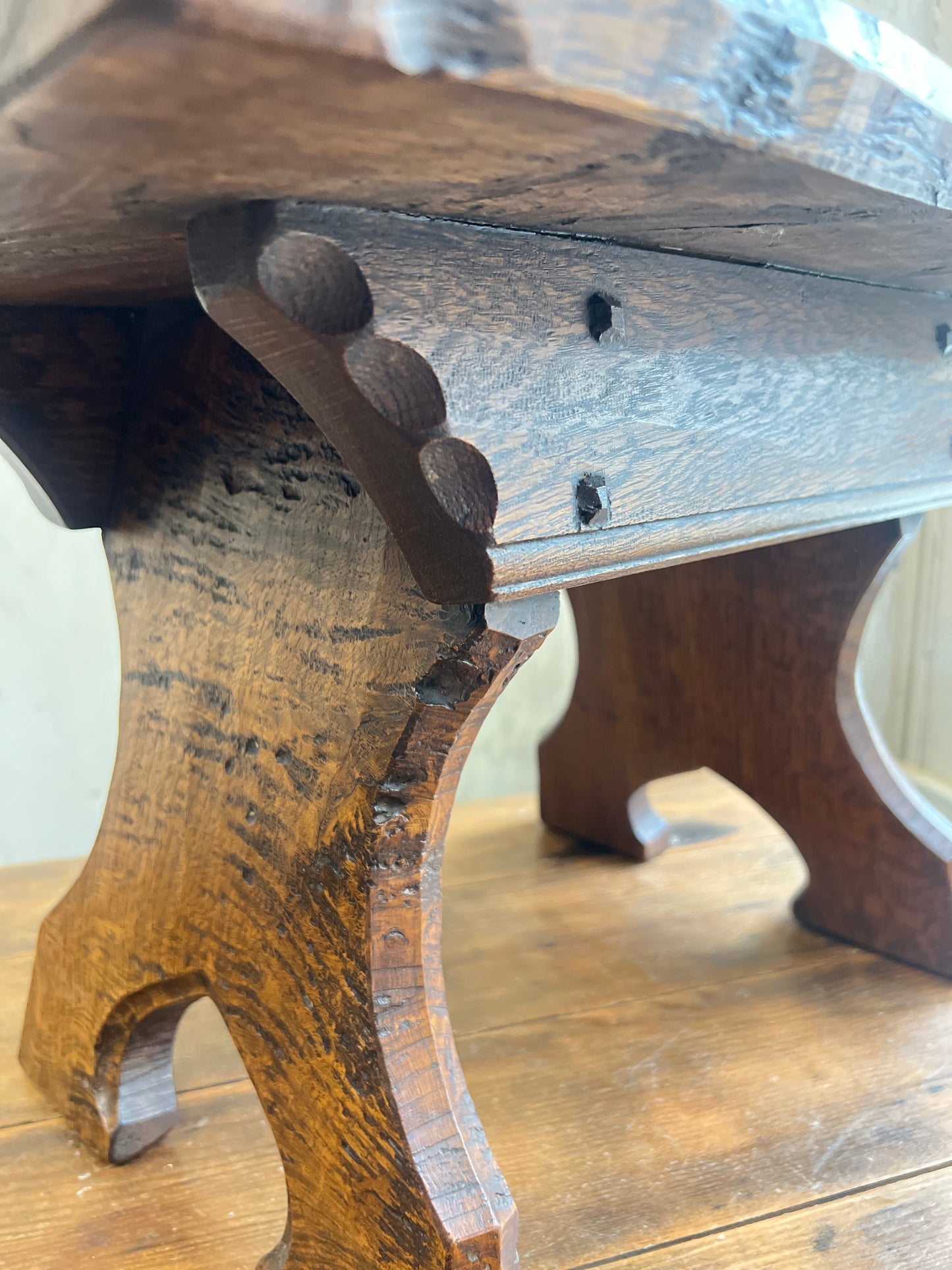 Jack Grimble of Cromer Oak Stool or Side Table